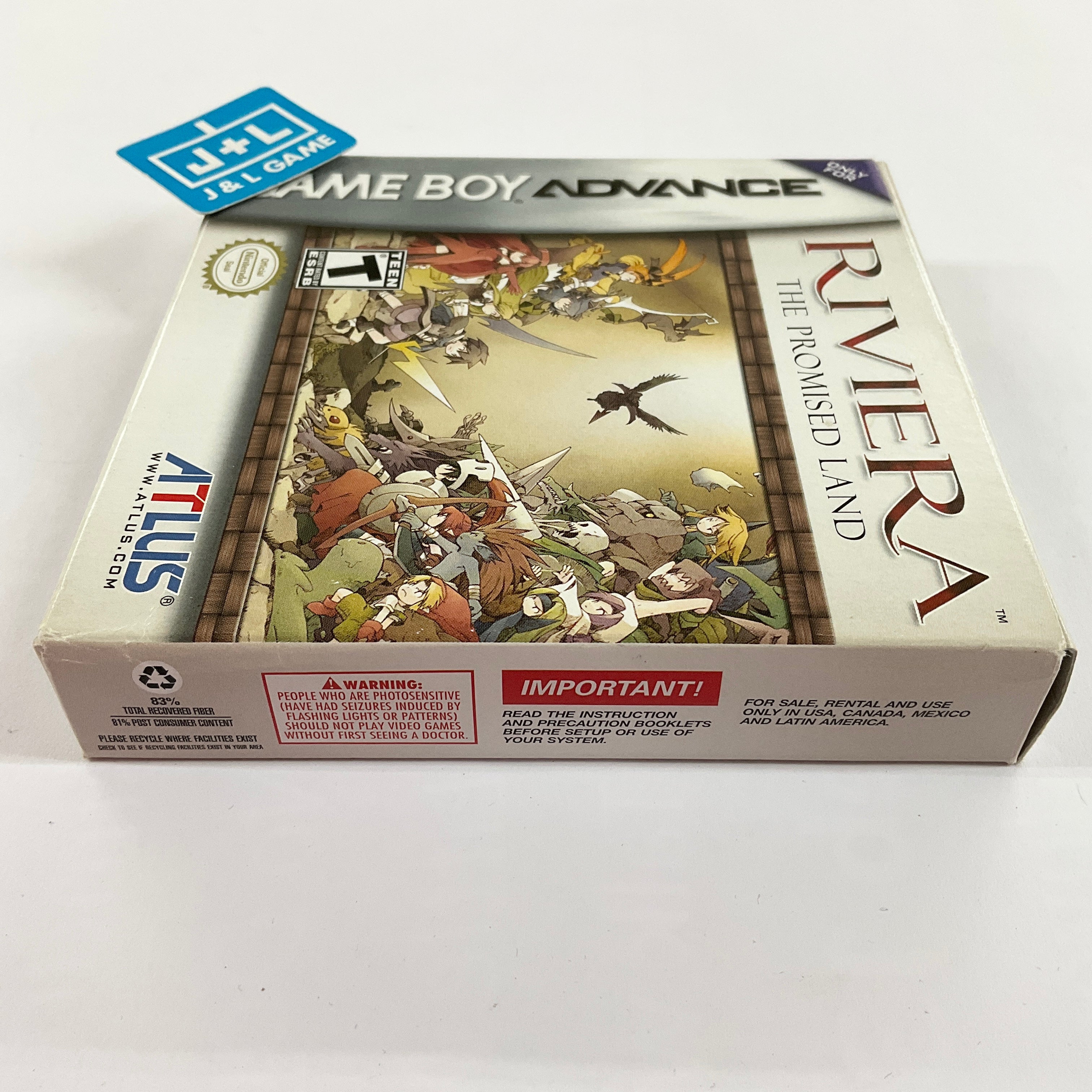 Riviera: The Promised Land - (GBA) Game Boy Advance [Pre-Owned] Video Games Atlus   