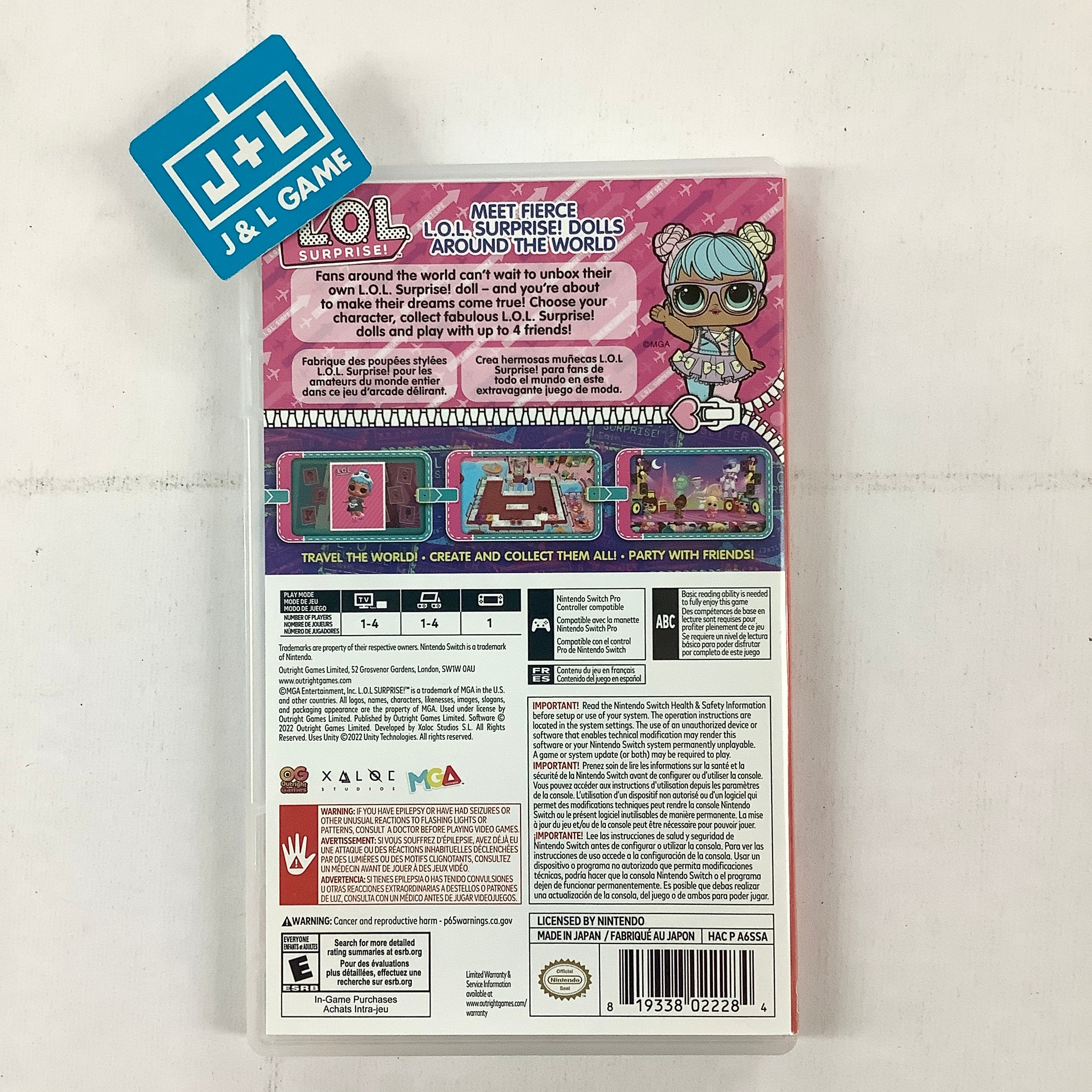 L.O.L. Surprise! B.B.s Born to Travel - (NSW) Nintendo Switch [UNBOXING] Video Games Outright Games   