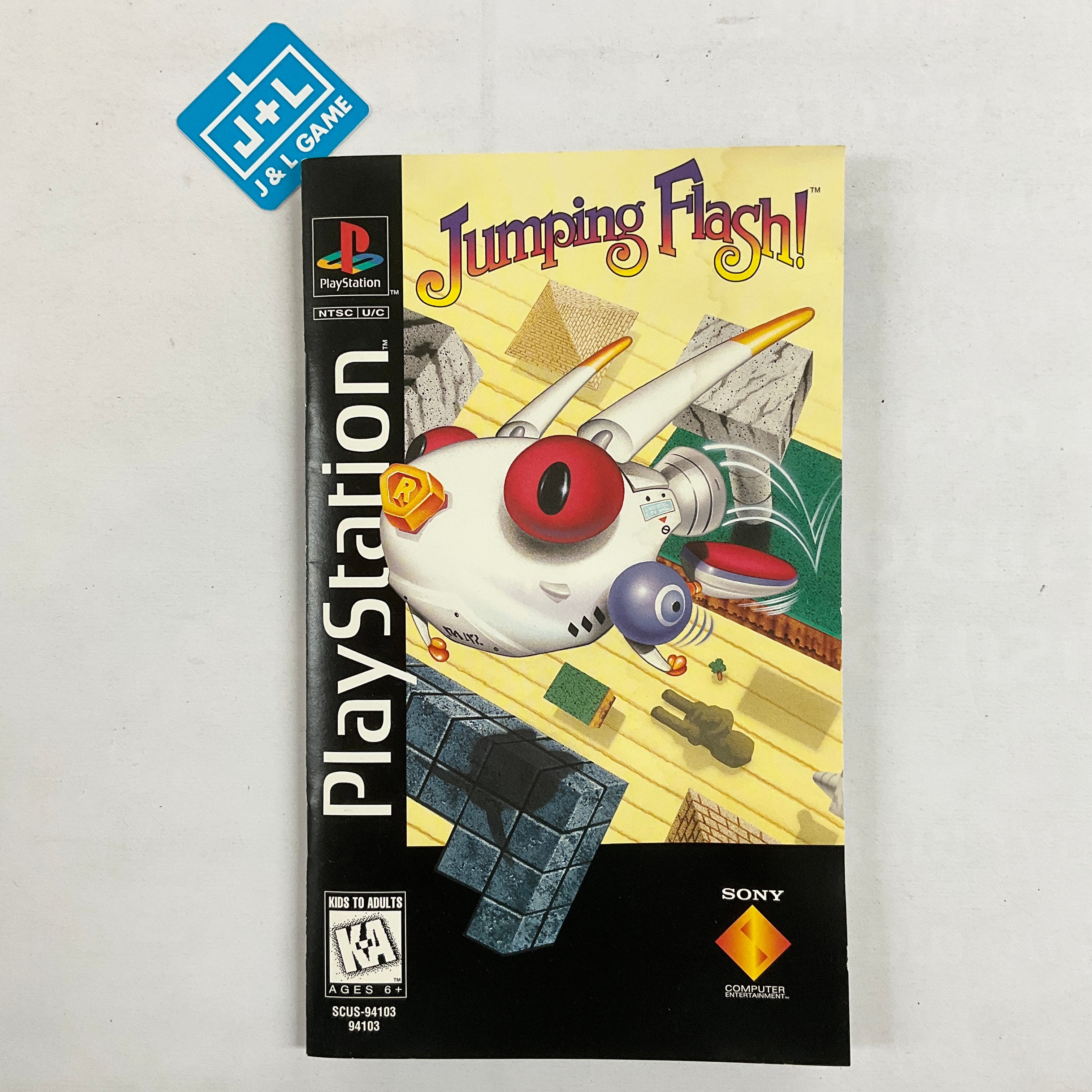 Jumping Flash! (PS1) Playstation 1 [PreOwned] J&L Game
