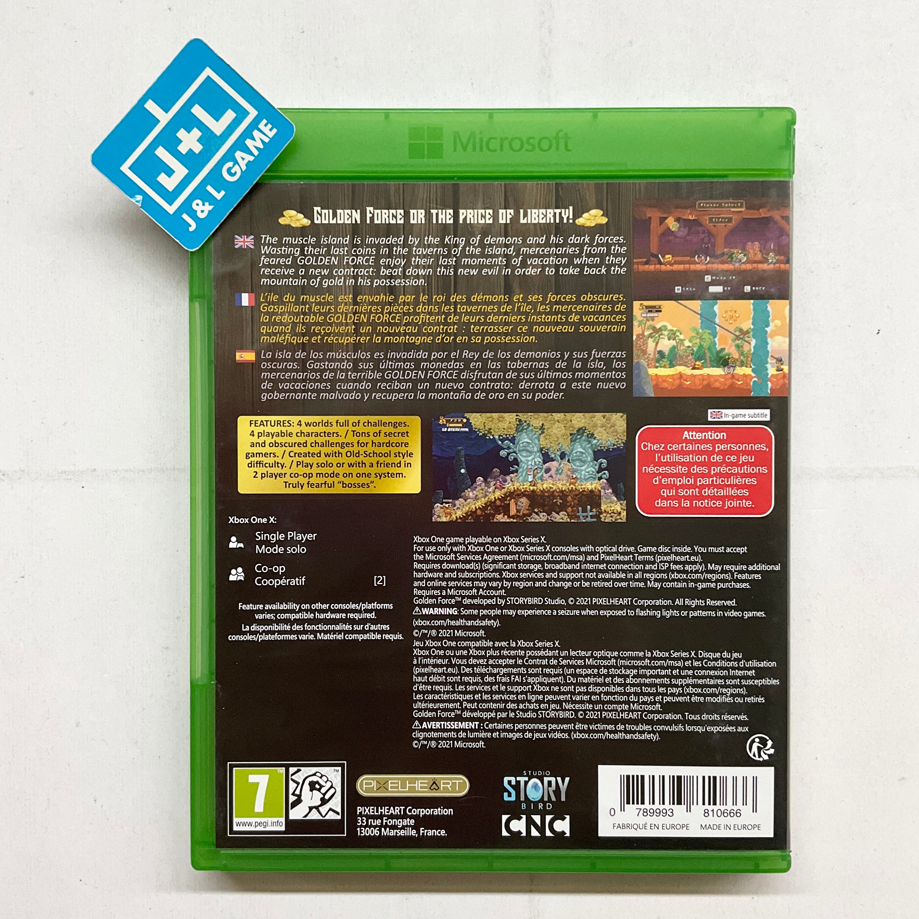 Golden Force - (XB1) Xbox One [Pre-Owned] (European Import) Video Games PixelHeart   