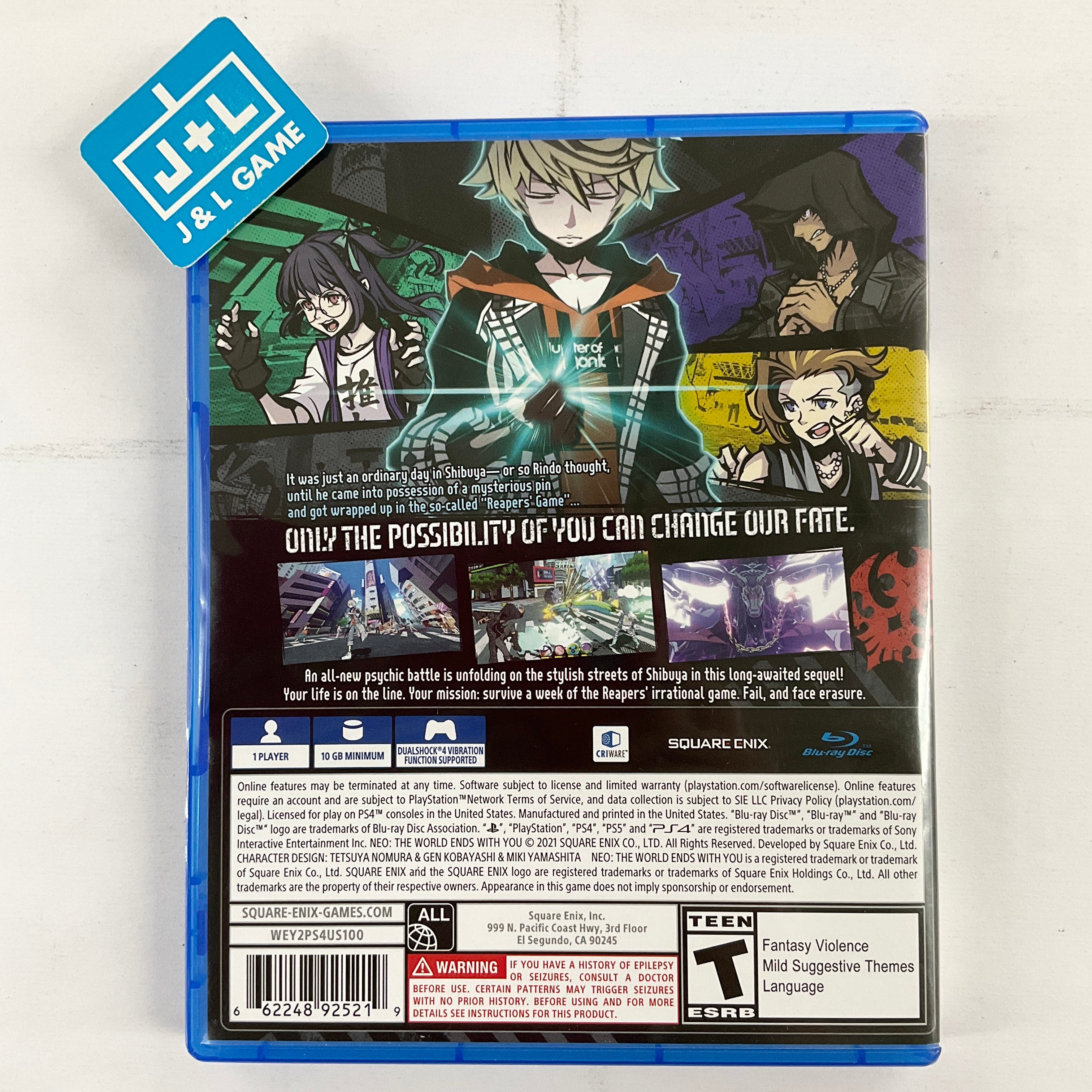 NEO: The World Ends with You - (PS4) PlayStation 4 [UNBOXING] Video Games Square Enix   