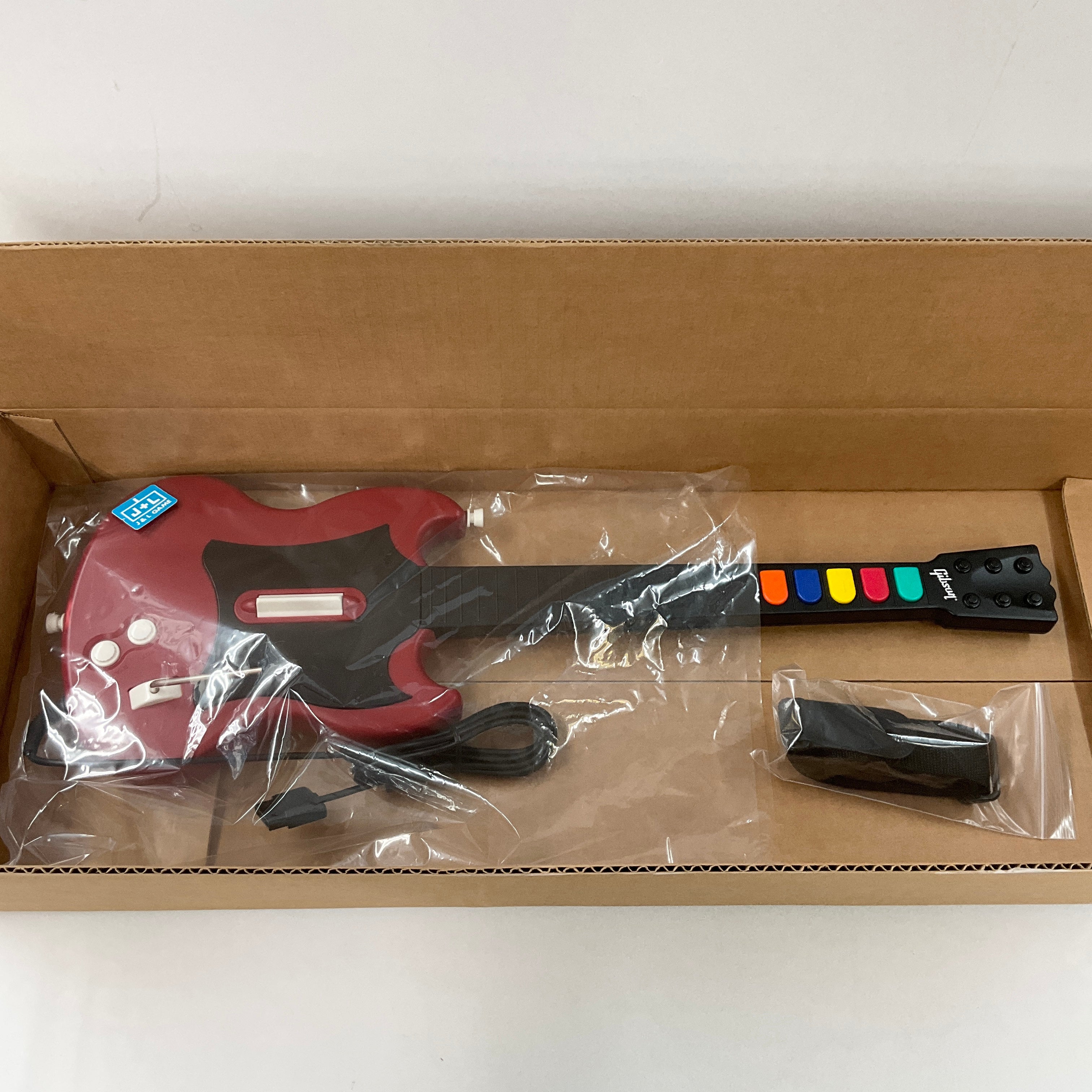 RedOctane Gibson Guitar Hero Guitar (Black/Red) - (PS2) Playstation 2 [Pre-Owned] Video Games RedOctane   