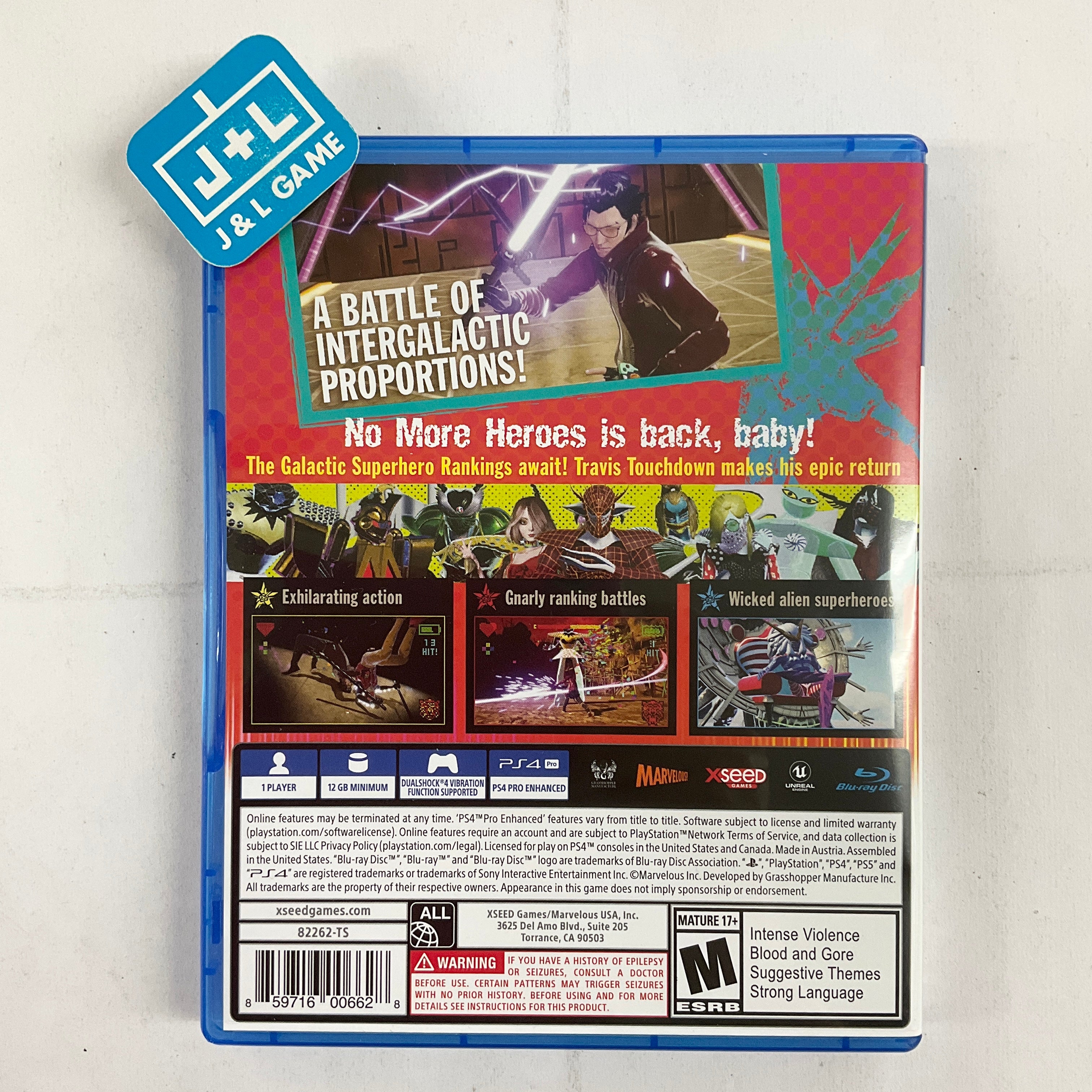 No More Heroes 3 – Day 1 Edition - (PS4) PlayStation 4 [UNBOXING] Video Games XSEED Games   