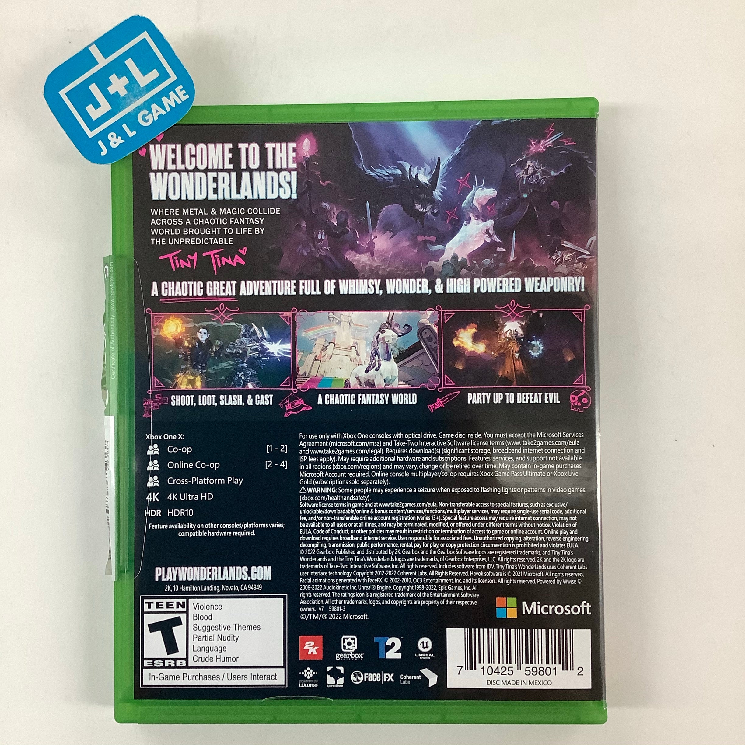 Tiny Tina's Wonderlands - (XB1) Xbox One [UNBOXING] Video Games 2K Games   