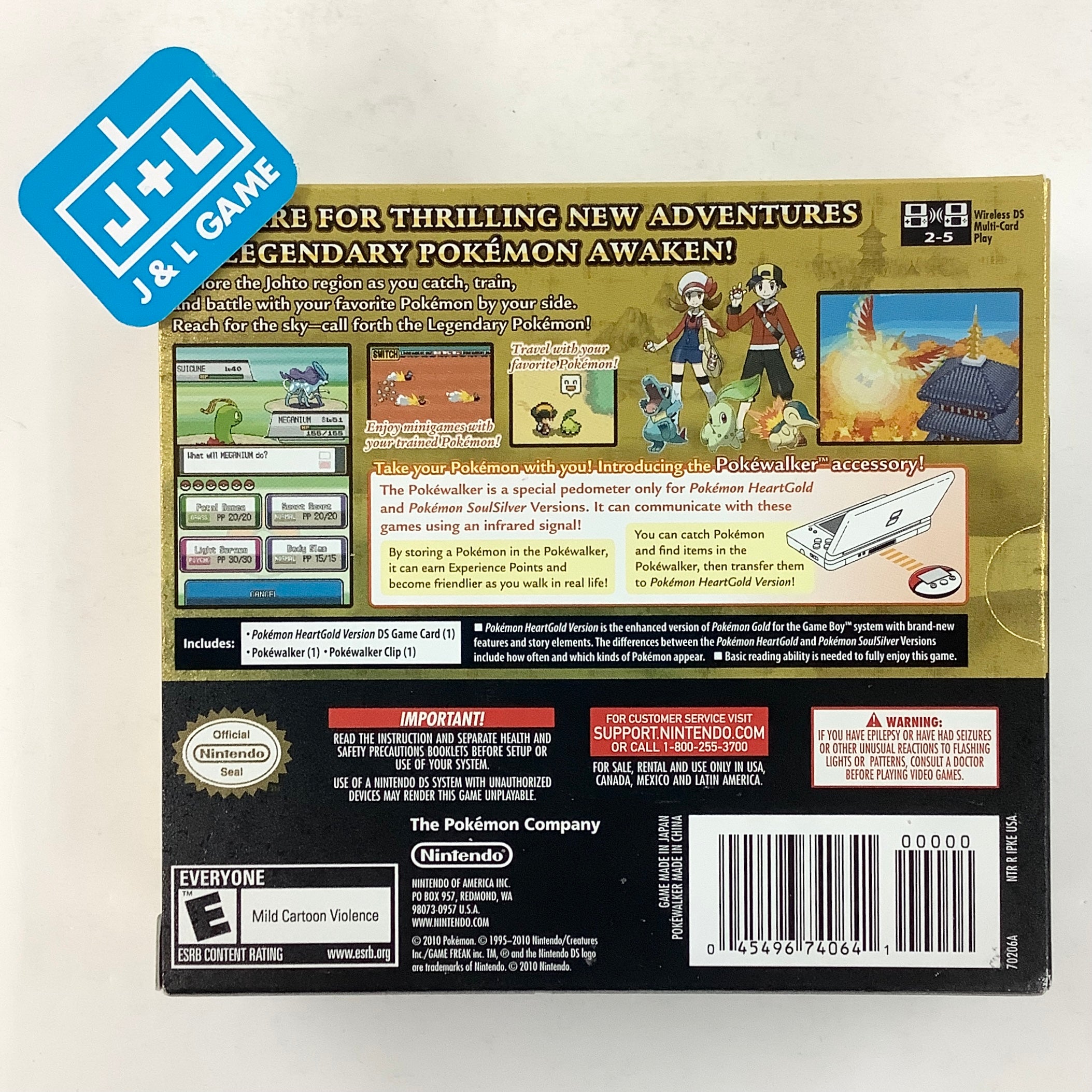 Pokemon HeartGold Version - (NDS) Nintendo DS Video Games Nintendo   
