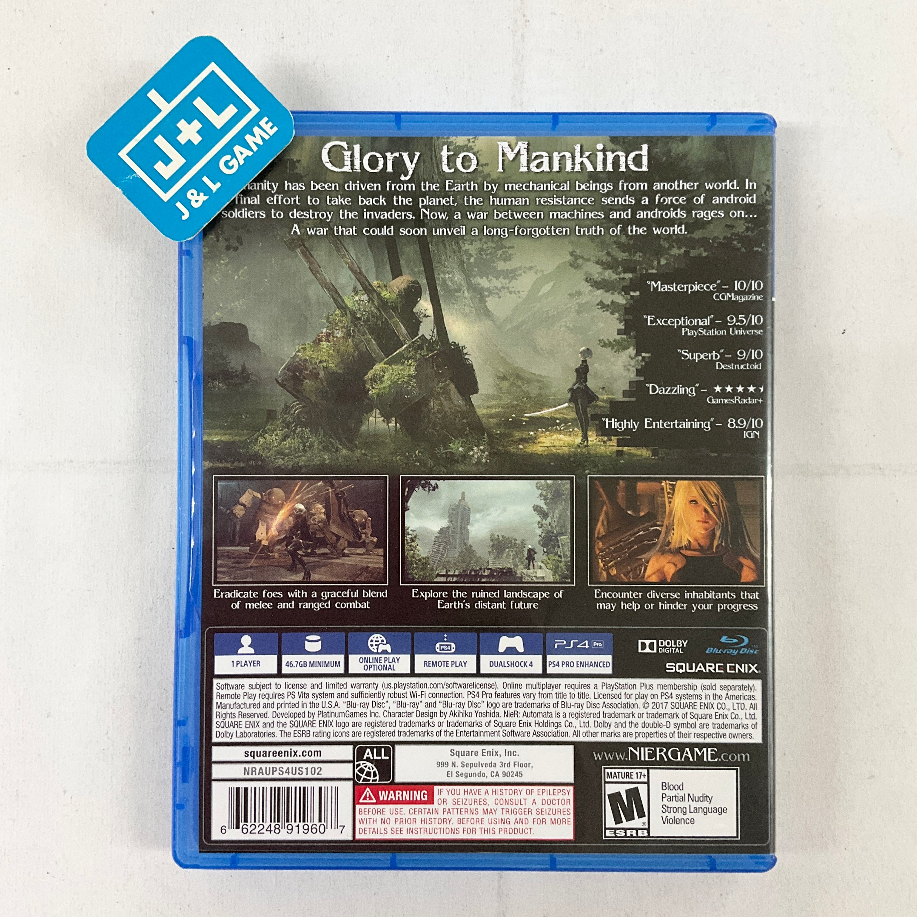 NieR: Automata - (PS4) PlayStation 4 [Pre-Owned] Video Games Square Enix   