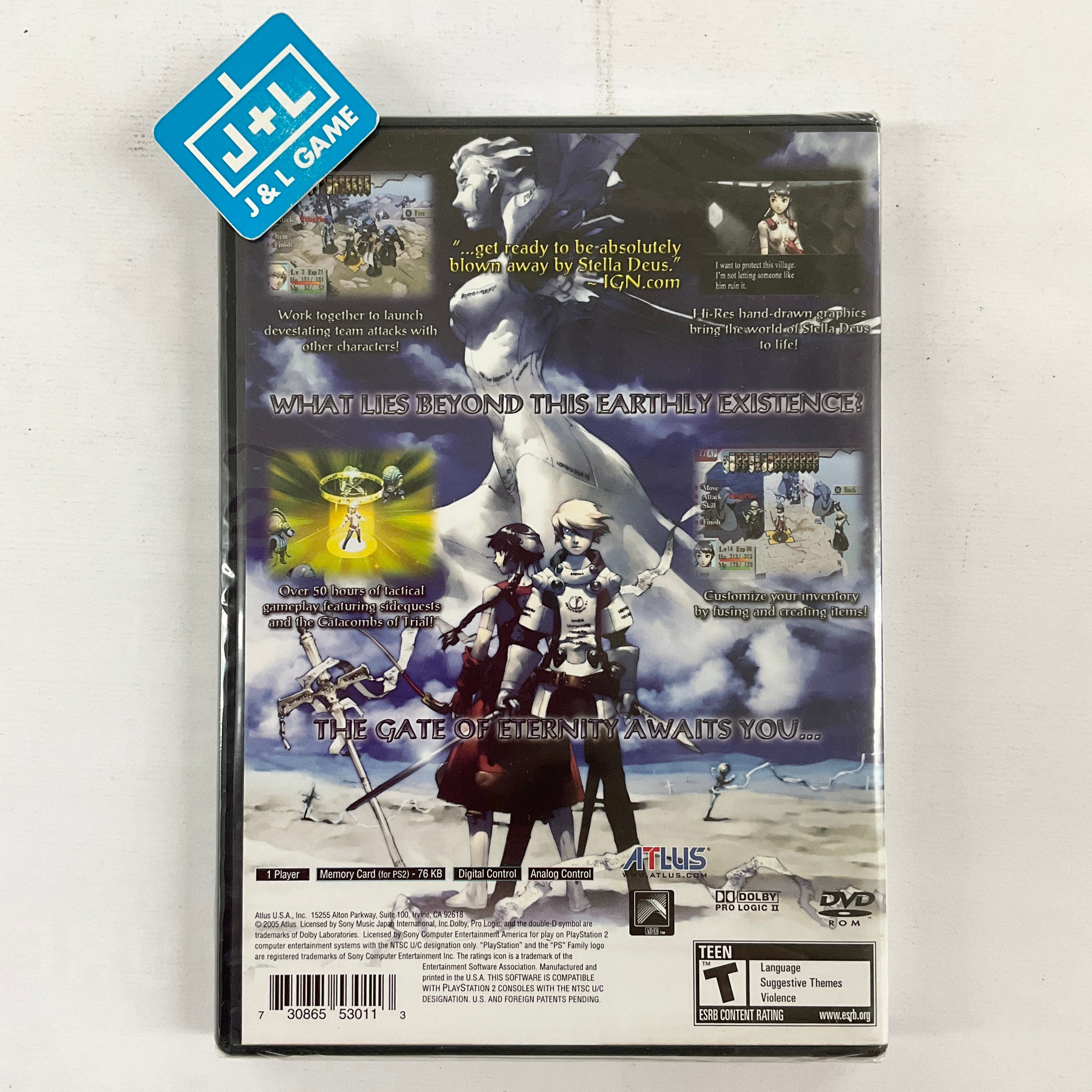 Stella Deus: The Gate of Eternity - (PS2) PlayStation 2 Video Games Atlus   