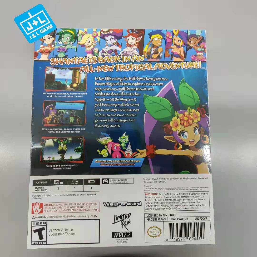 Shantae and the Seven Sirens Collector's Edition (Limited Run #072) - (NSW) Nintendo Switch Video Games Limited Run Games   