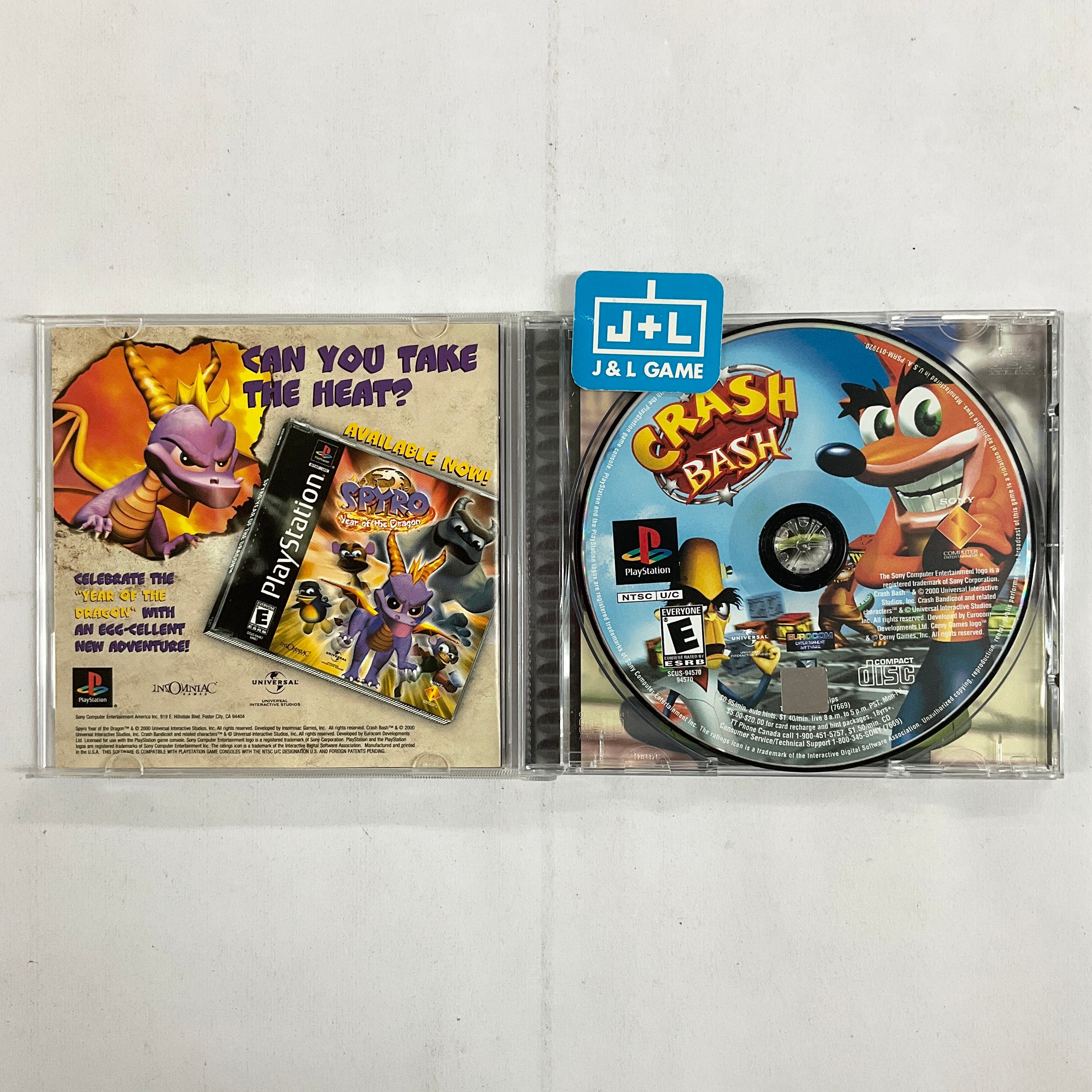 Crash Bash - (PS1) PlayStation 1 [Pre-Owned] Video Games SCEA   