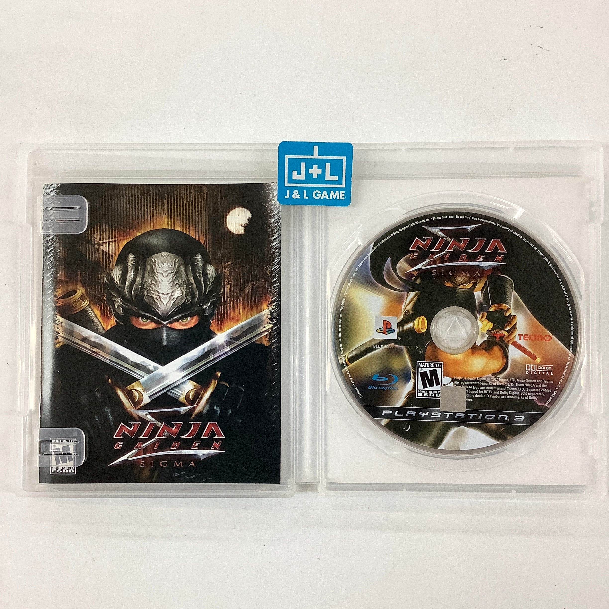 Ninja Gaiden Sigma (Collector's Edition) - (PS3) PlayStation 3 [Pre-Owned] Video Games Tecmo   