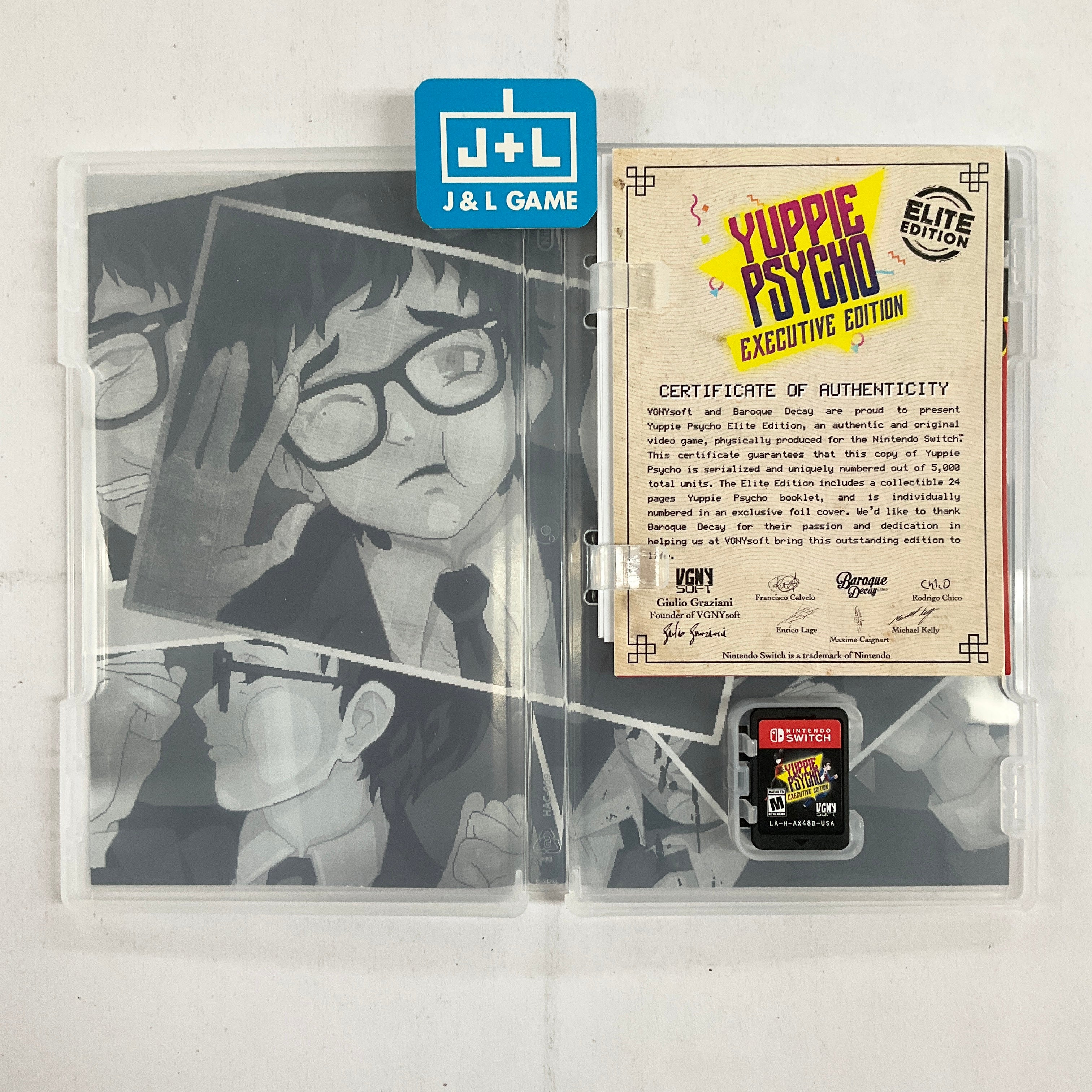 Switch YUPPIE PSYCHO 北米版 YUPPIE PSYCHO: EXECUTIVE EDITION [ELITE EDITION] - Nintendo Switch