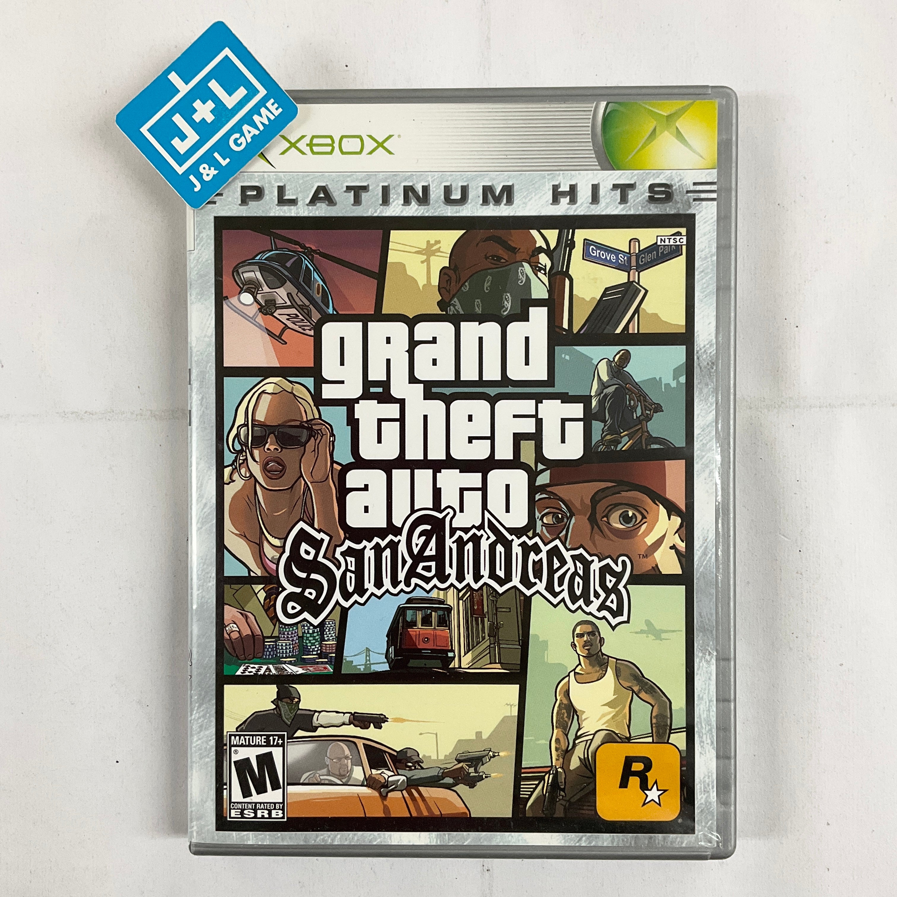 Grand Theft Auto: San Andreas (Platinum Hits) - (XB) Xbox [Pre-Owned] Video Games Rockstar Games   