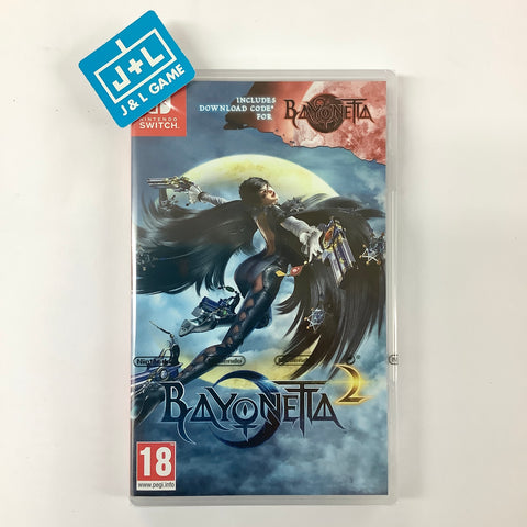 Bayonetta 2 (Physical Game Card) + Bayonetta (Digital Download) - (NSW) Nintendo Switch (European Import) Video Games Nintendo   