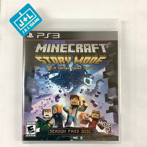 Minecraft: Story Mode - A Telltale Games Series - Season Pass Disc - (PS3) PlayStation 3 Video Games Telltale Games   