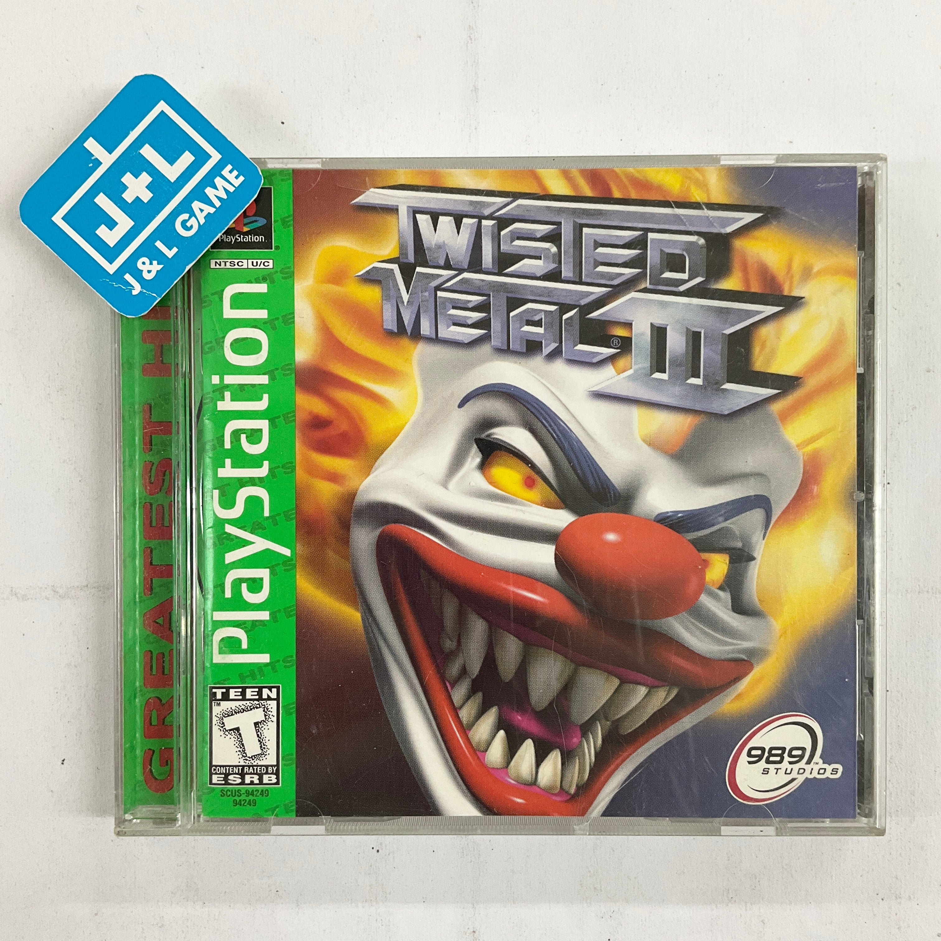 Twisted Metal III (Greatest Hits) - (PS1) PlayStation 1 [Pre-Owned] Video Games 989 Studios   