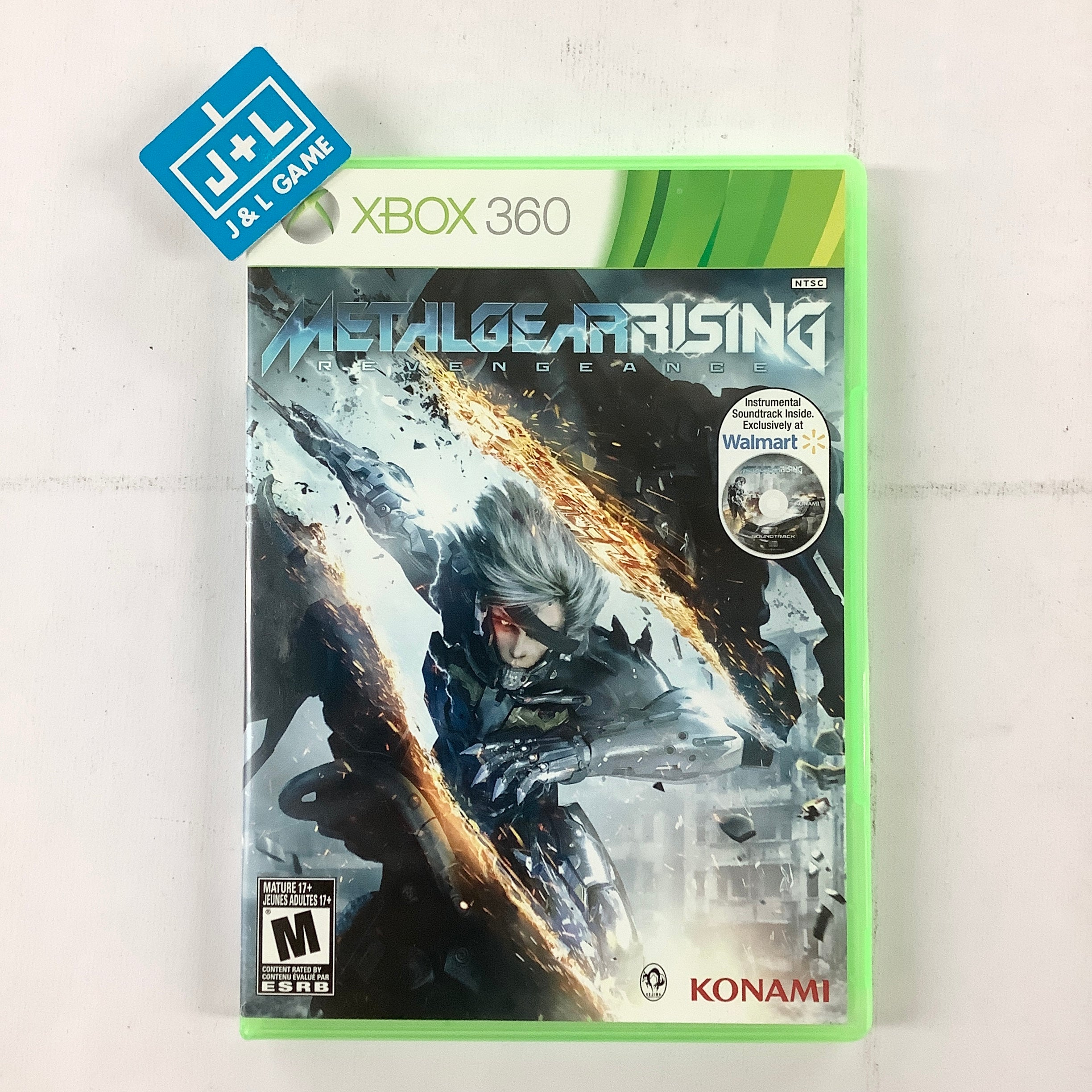 Metal Gear Rising: Revengeance (with Soundtrack CD) - Xbox 360 [Pre-Owned] Video Games Konami   