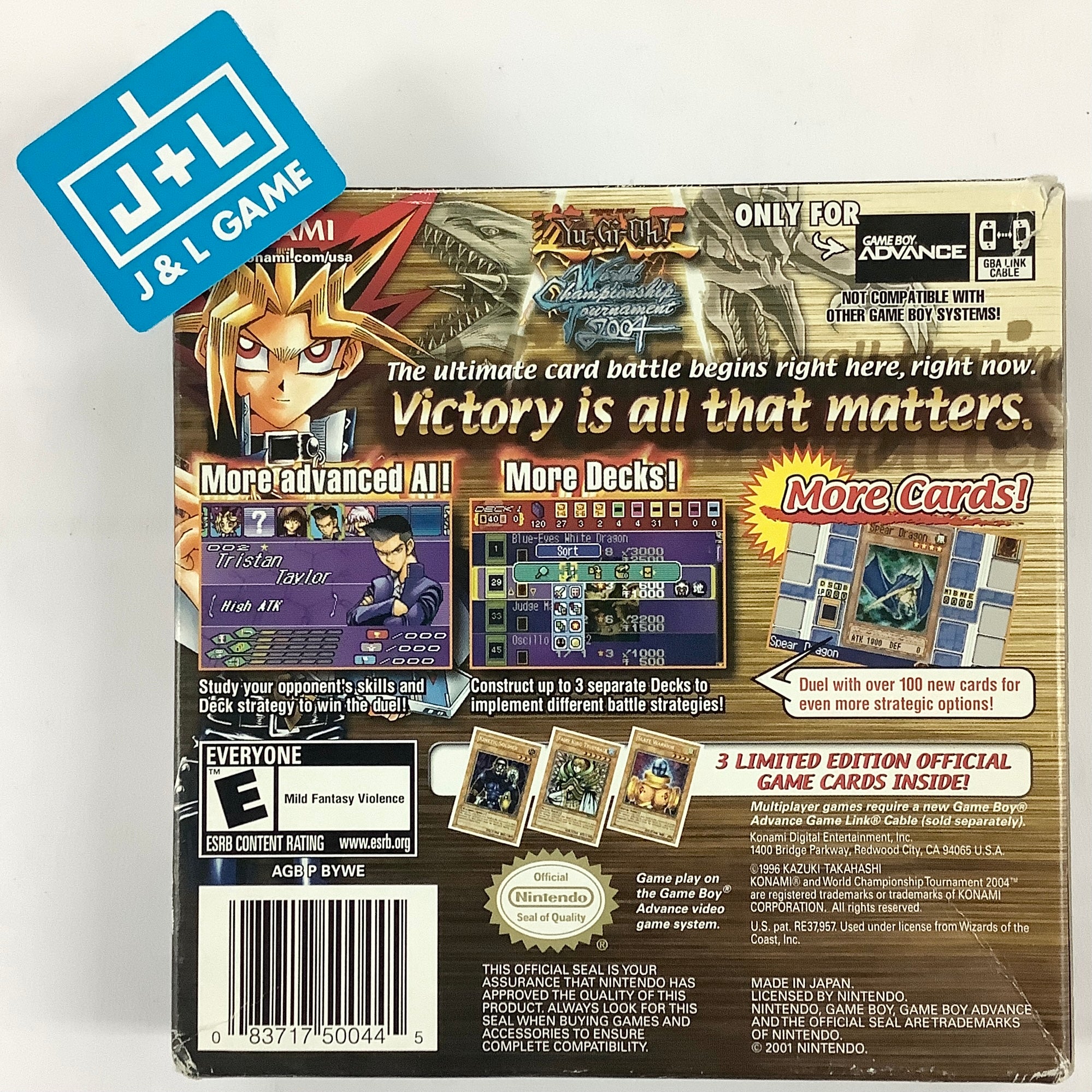 Yu-Gi-Oh! World Championship Tournament 2004 - (GBA) Game Boy