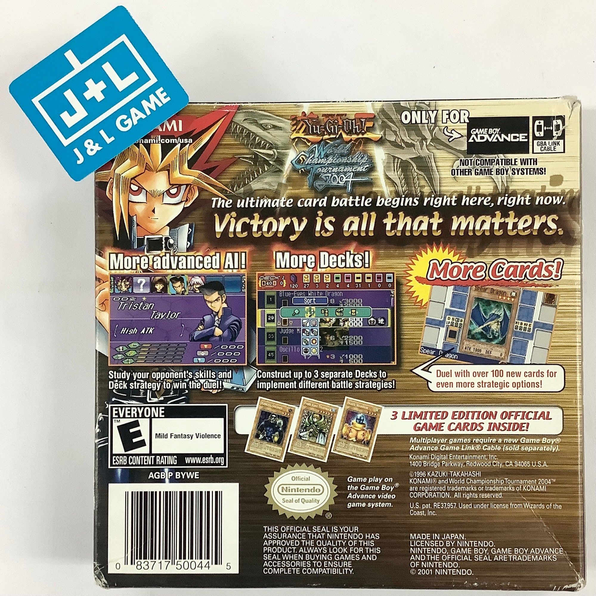 Yu-Gi-Oh! World Championship Tournament 2004 - (GBA) Game Boy Advance [Pre-Owned] Video Games Konami   