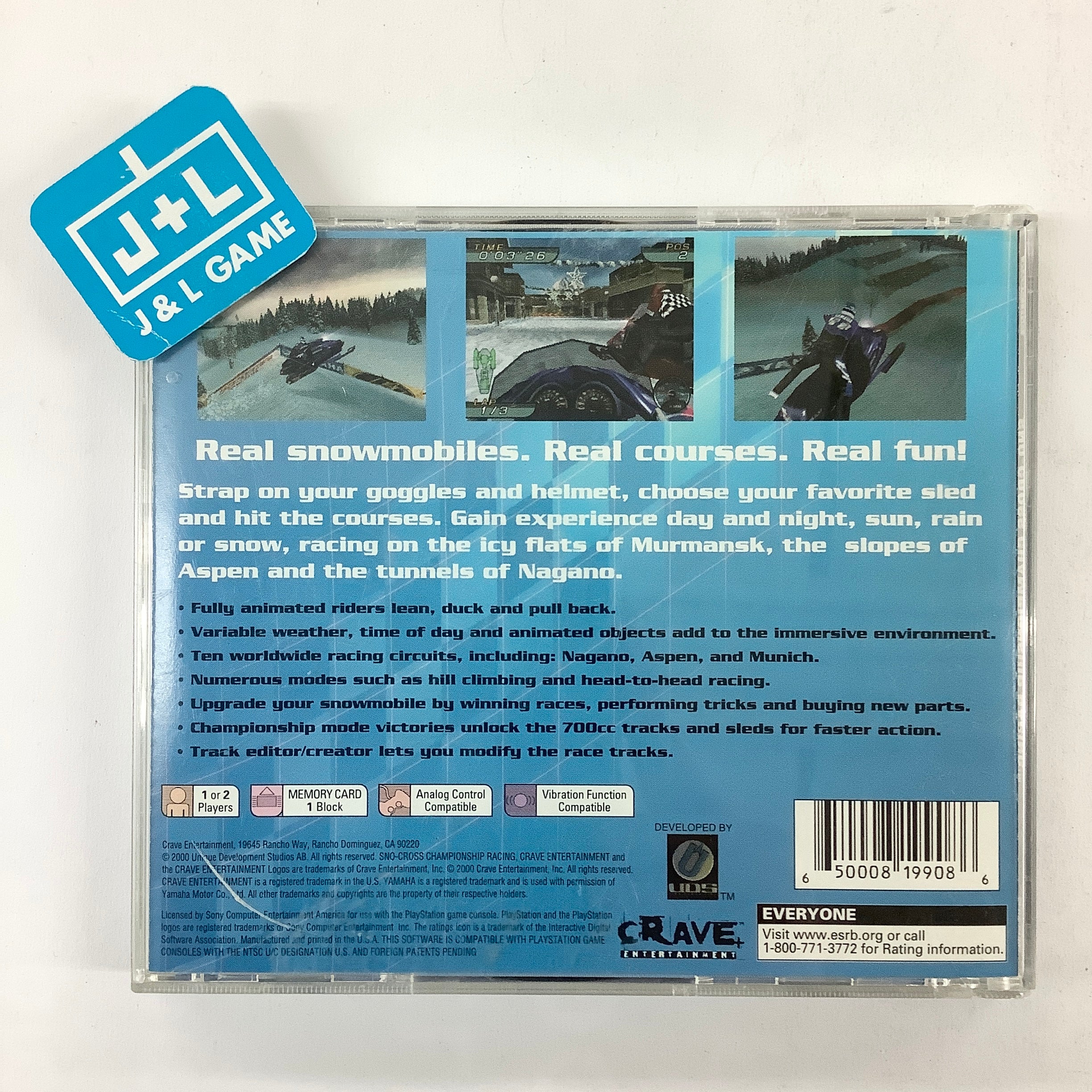 SnoCross Championship Racing - (PS1) PlayStation 1 [Pre-Owned] Video Games Crave   