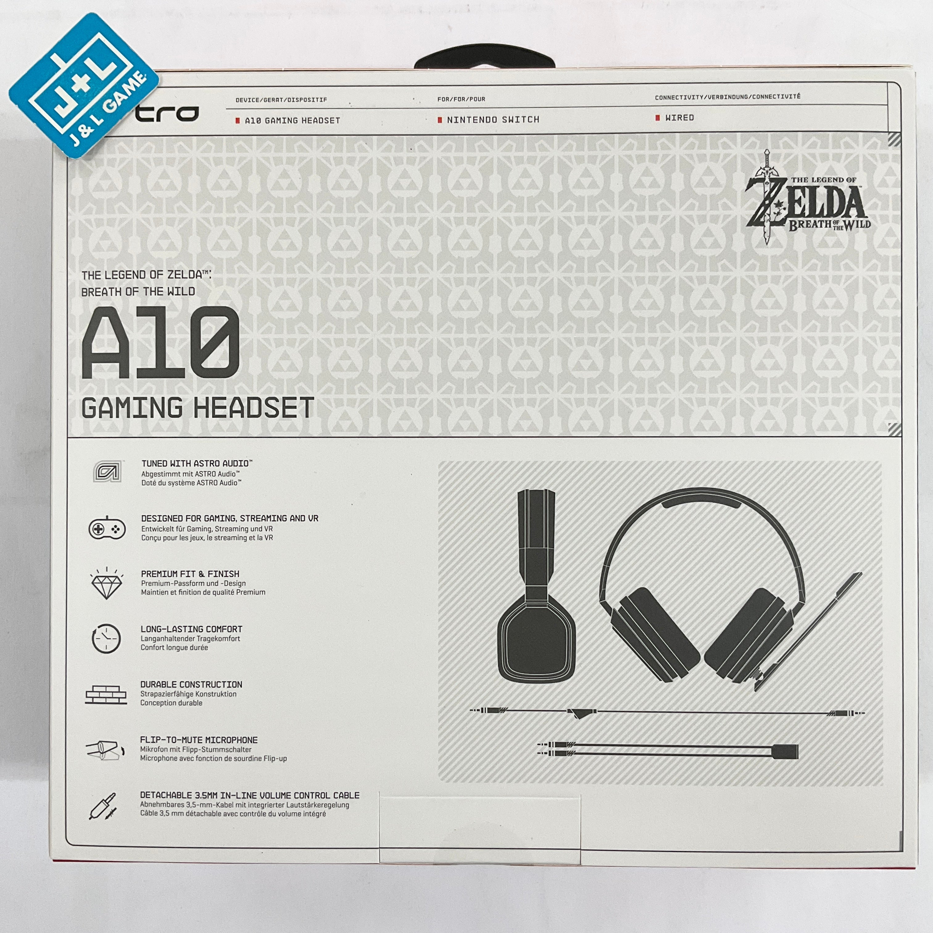 ASTRO A10 Headset (The Legend of Zelda: Breath of the Wild) - (NSW) Nintendo Switch Accessories ASTRO Gaming   