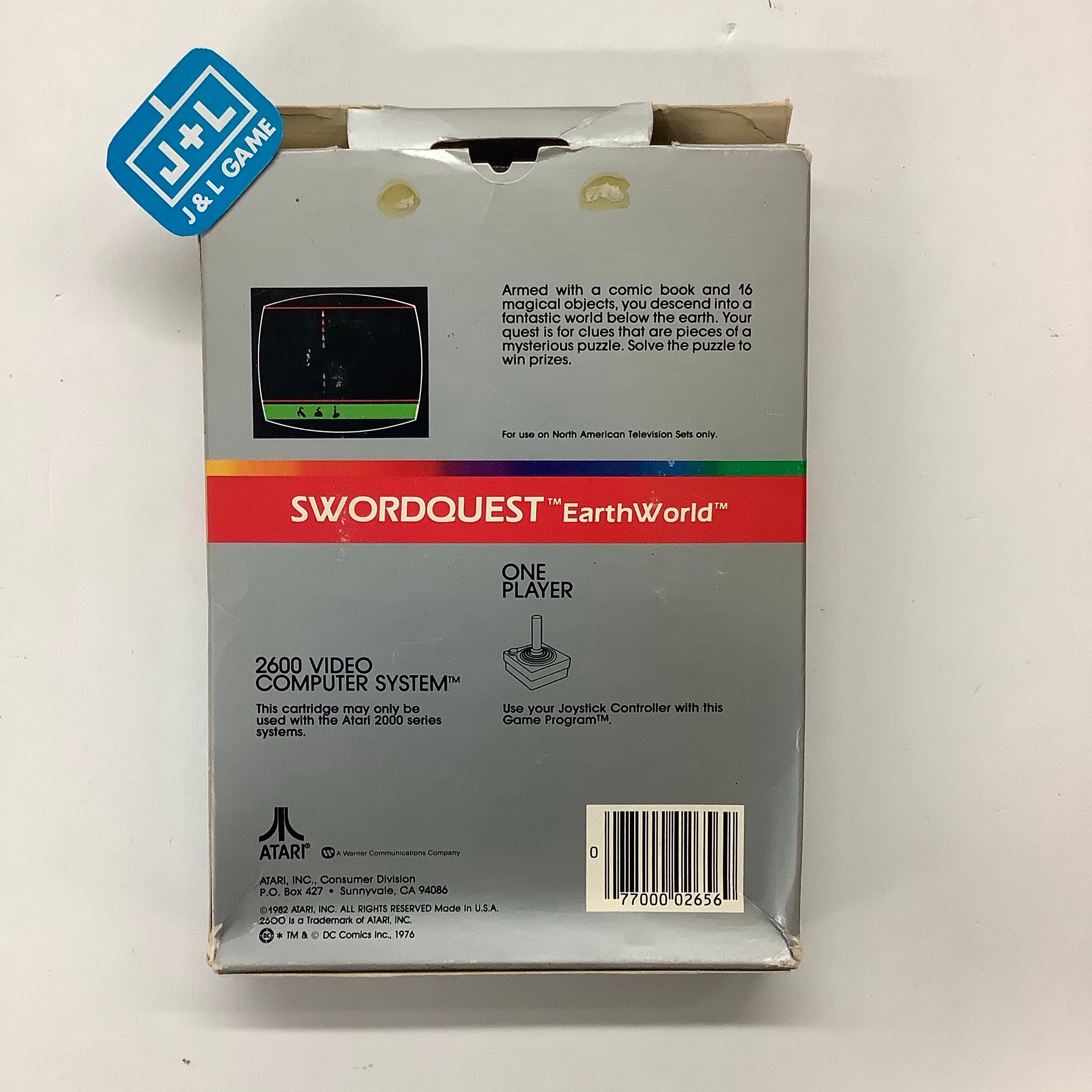 Swordquest: Earthworld - (A26) Atari 2600 [Pre-Owned] Video Games Atari Inc.   