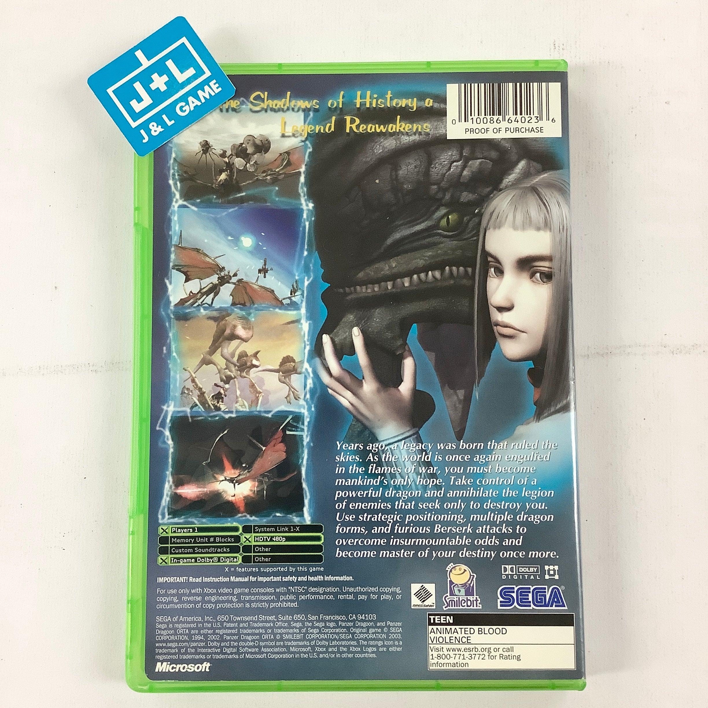Panzer Dragoon Orta - (XB) Xbox [Pre-Owned] Video Games Sega   