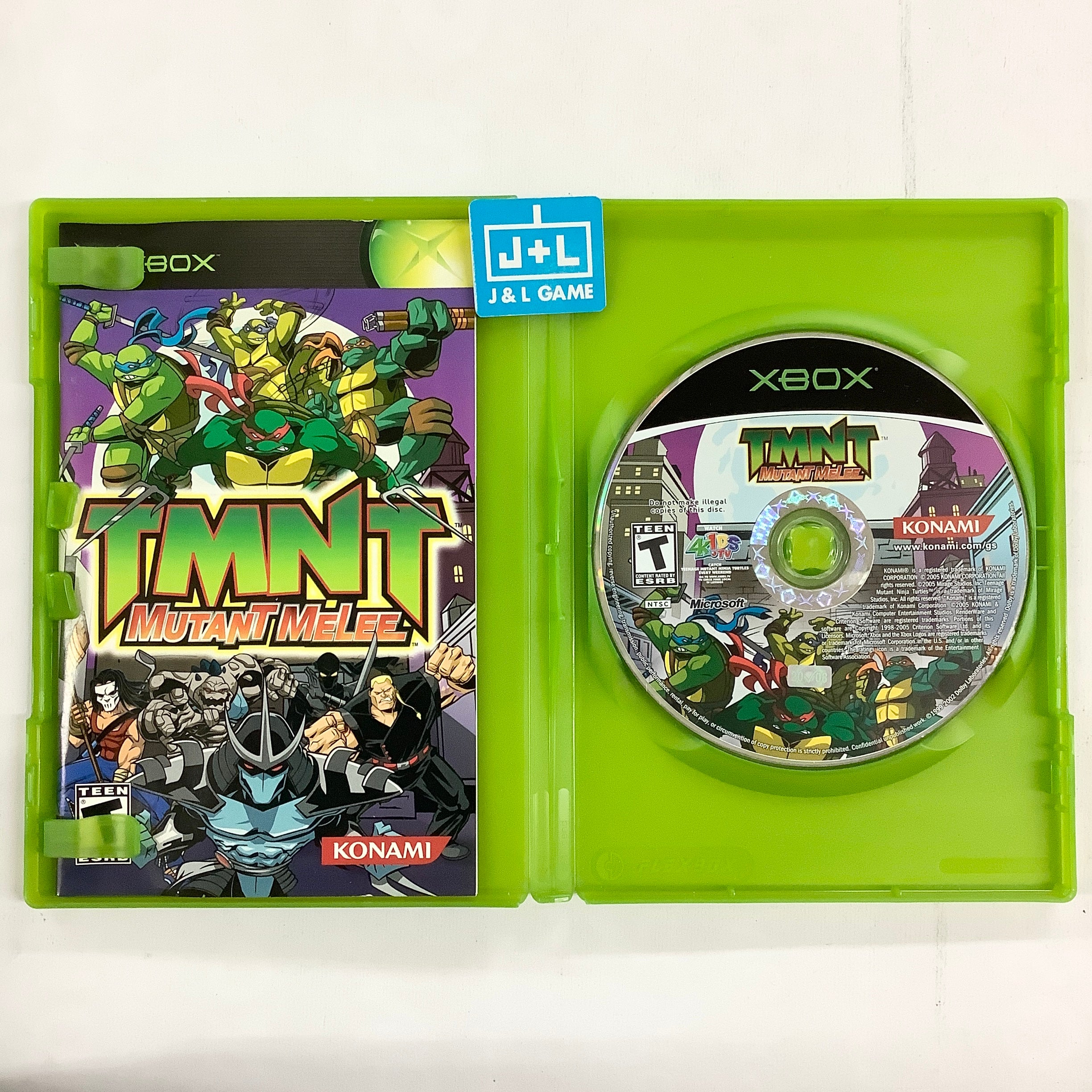 TMNT: Mutant Melee - (XB) Xbox [Pre-Owned] Video Games Konami   