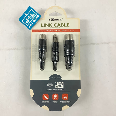 Tomee Link Cable for 32X to Genesis Model 1  (With 3.5mmAudio Jack) - (SG) Sega Genesis Accessories Tomee   