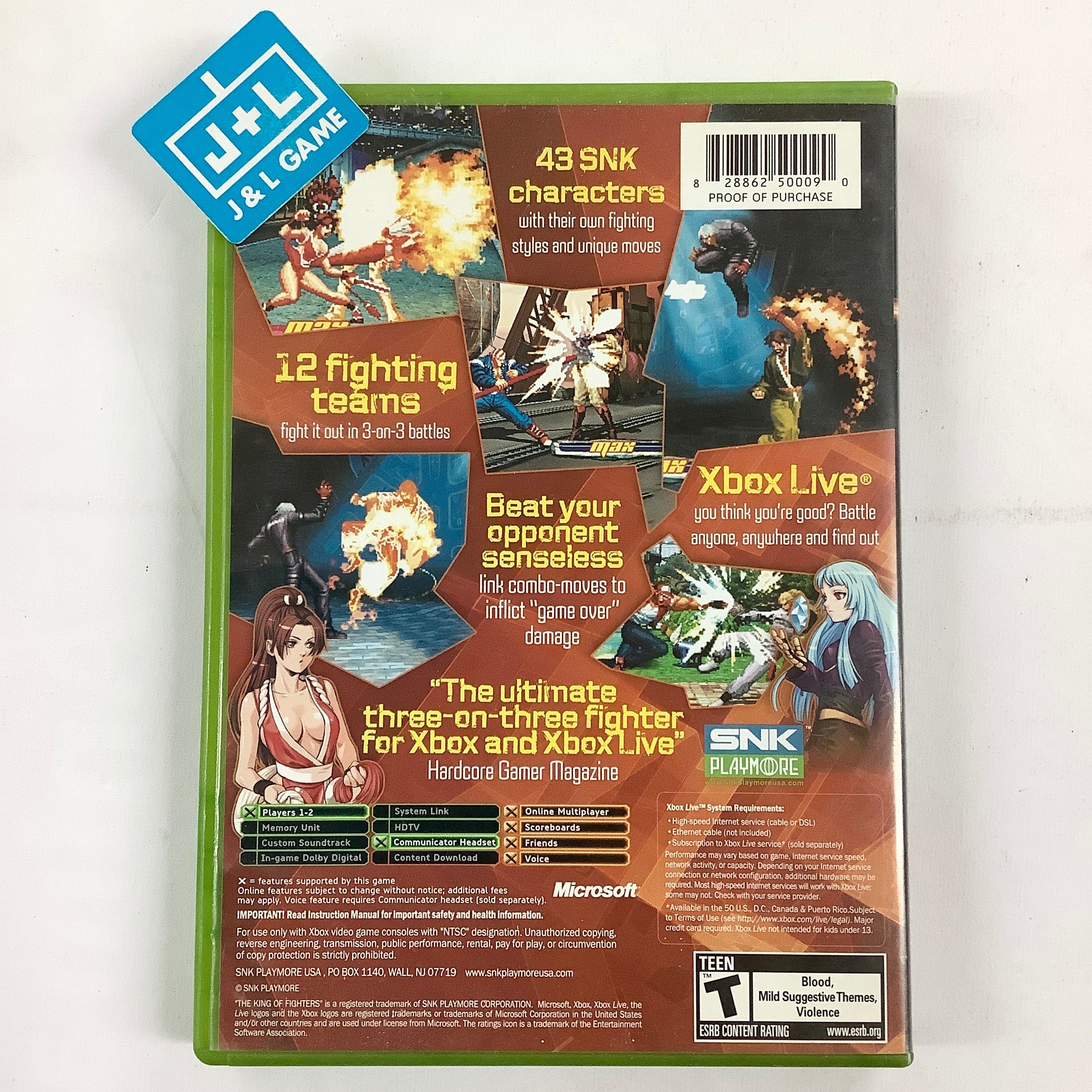 The King of Fighters NeoWave - (XB) Xbox [Pre-Owned] Video Games SNK Playmore   