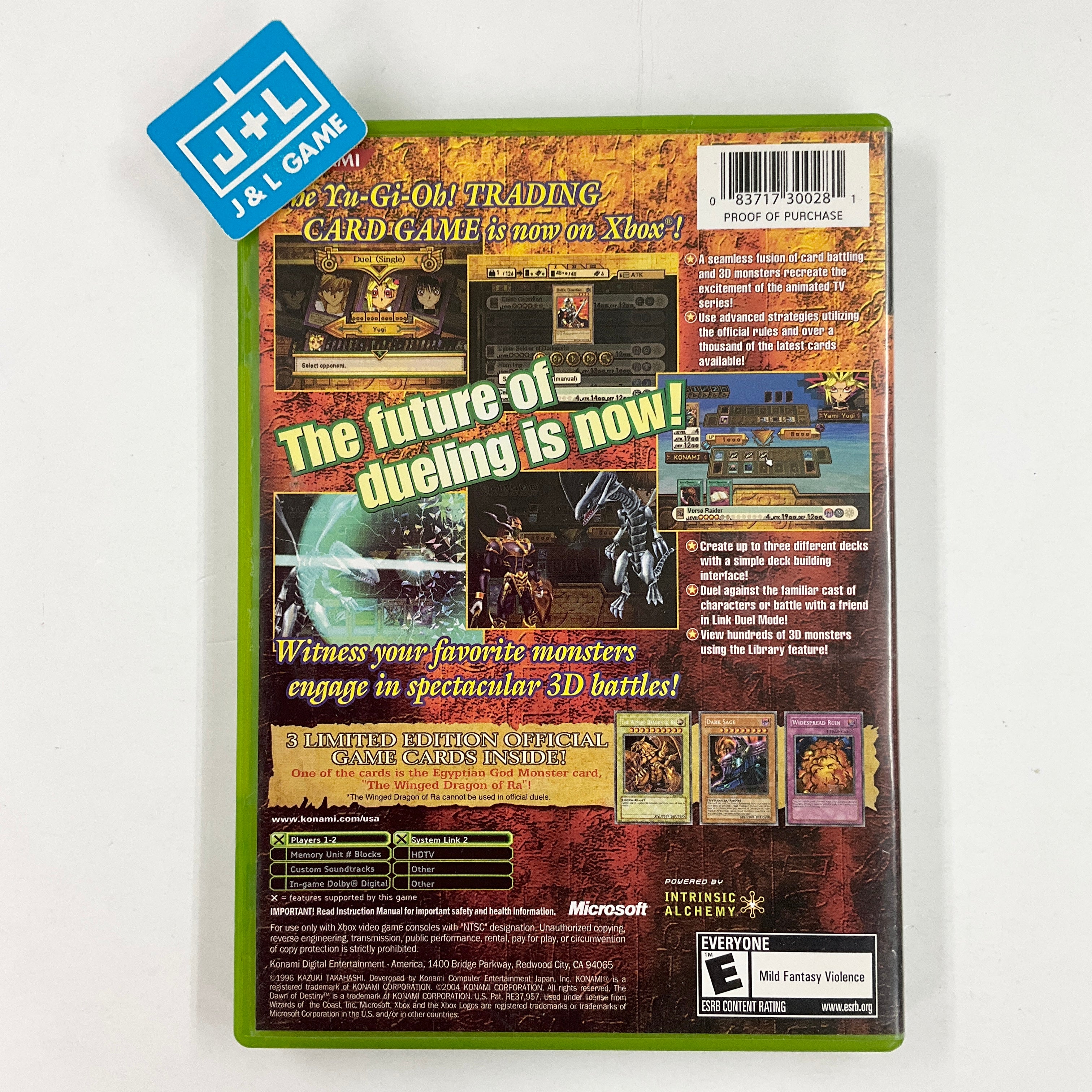 Yu-Gi-Oh! The Dawn of Destiny - (XB) Xbox [Pre-Owned] Video Games Konami   