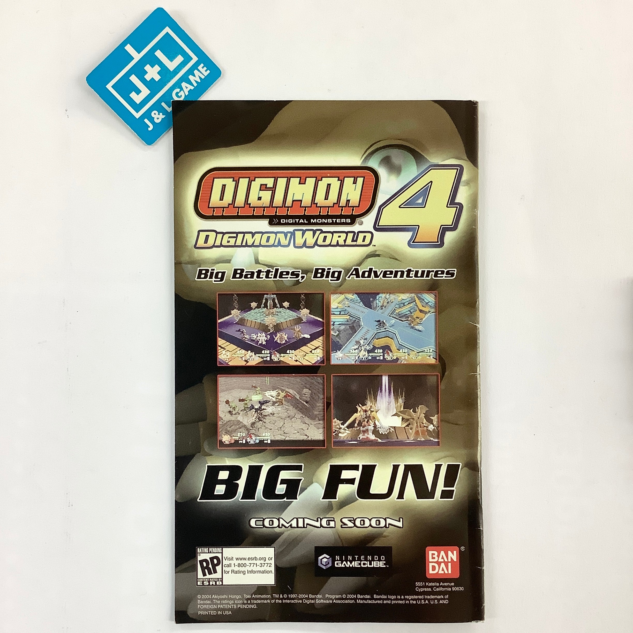 Digimon Rumble Arena 2 - GameCube Digimon Rumble Arena 2 - GameCube