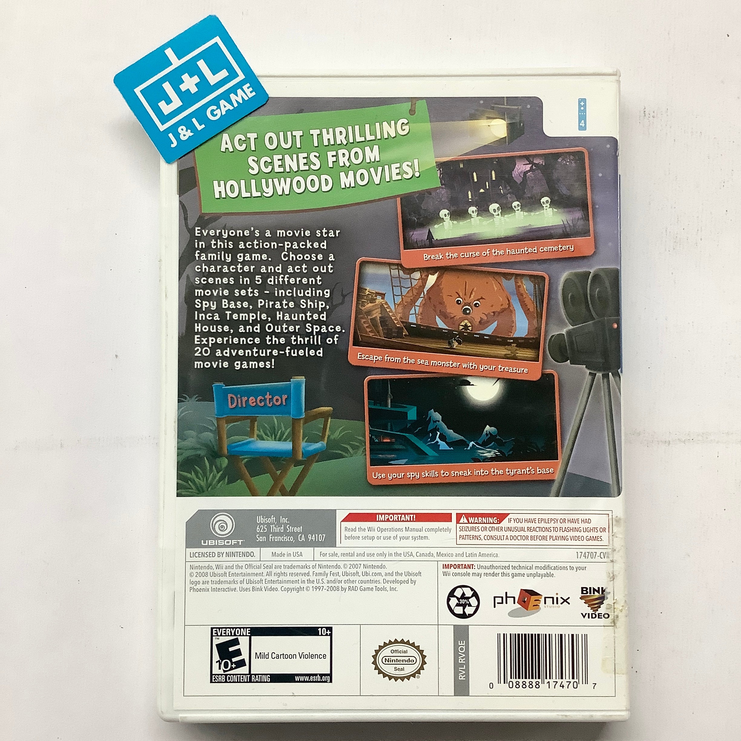 Family Fest Presents Movie Games - Nintendo Wii [Pre-Owned] Video Games Ubisoft   