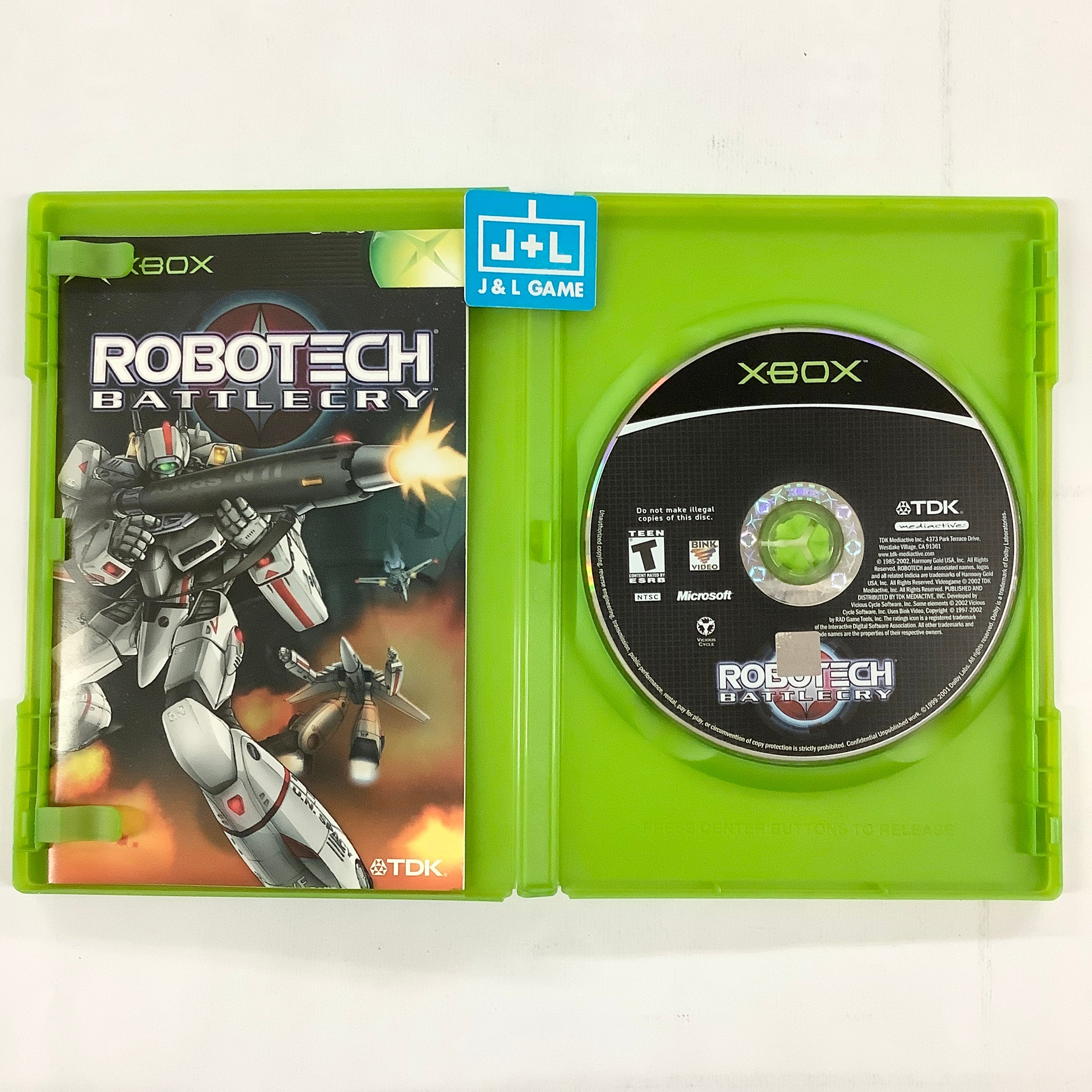 Robotech: Battlecry - (XB) Xbox [Pre-Owned] Video Games TDK Mediactive   