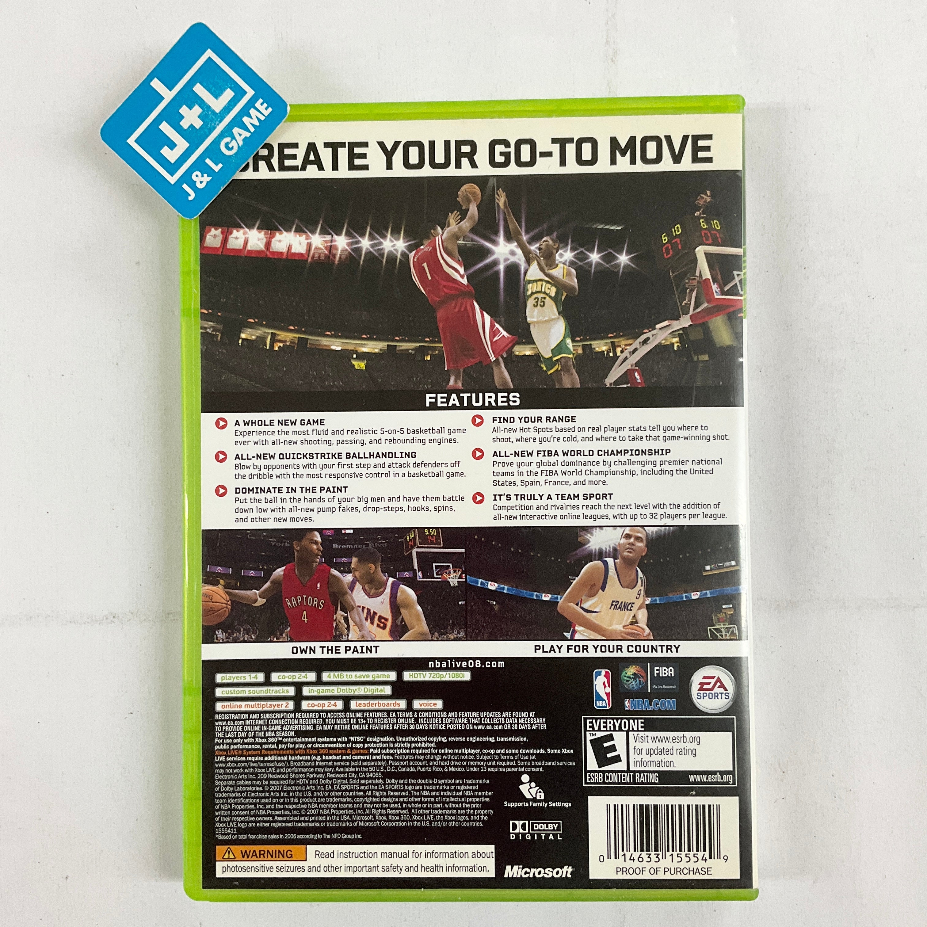 NBA Live 08 - Xbox 360 [Pre-Owned] Video Games EA Sports   