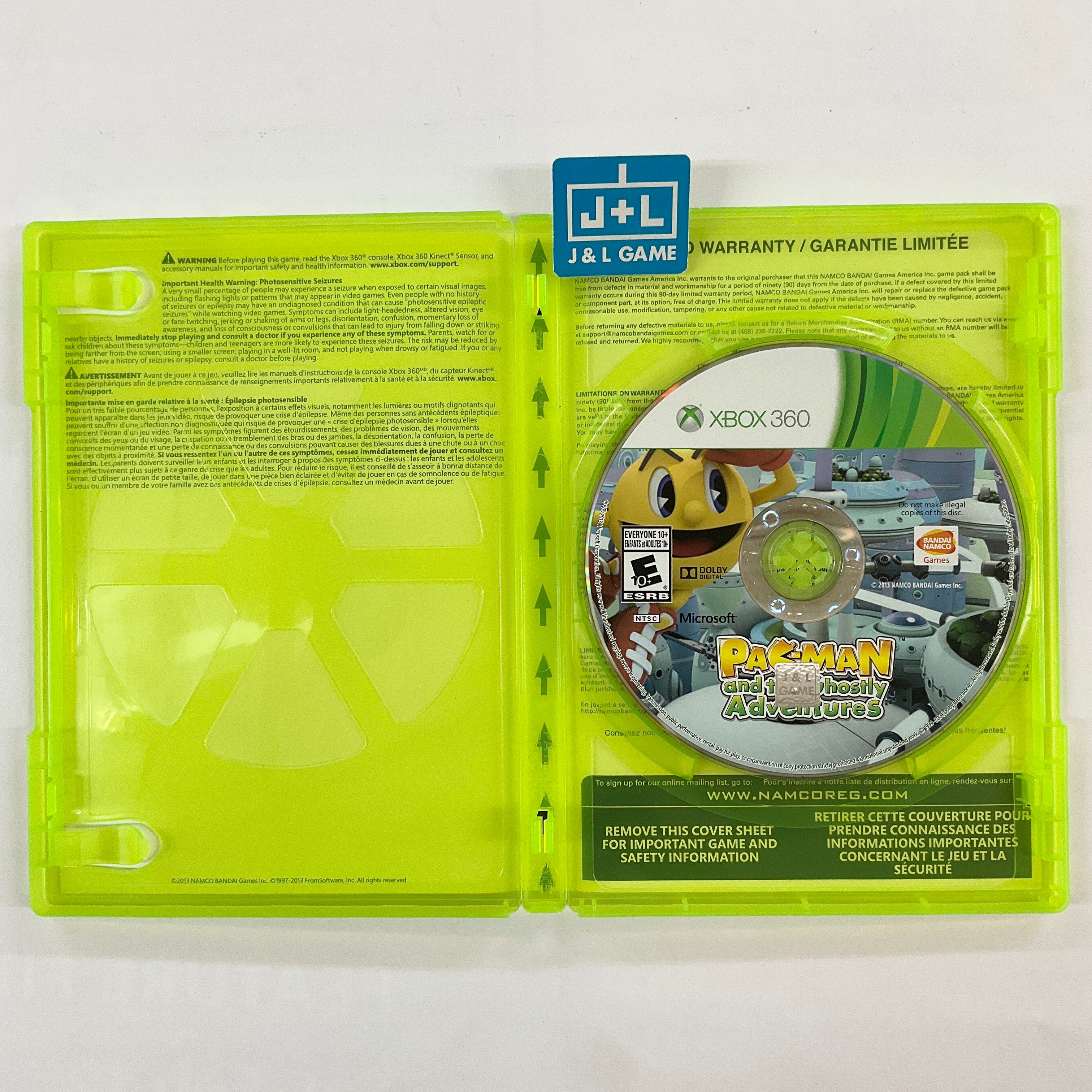 Pac-Man and the Ghostly Adventures - Xbox 360 [Pre-Owned] Video Games Namco Bandai Games   