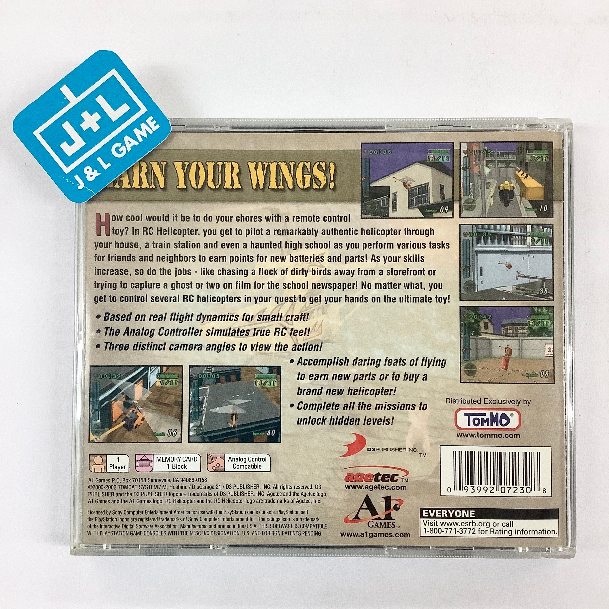 RC Helicopter - (PS1) PlayStation 1 [Pre-Owned] Video Games Agetec   