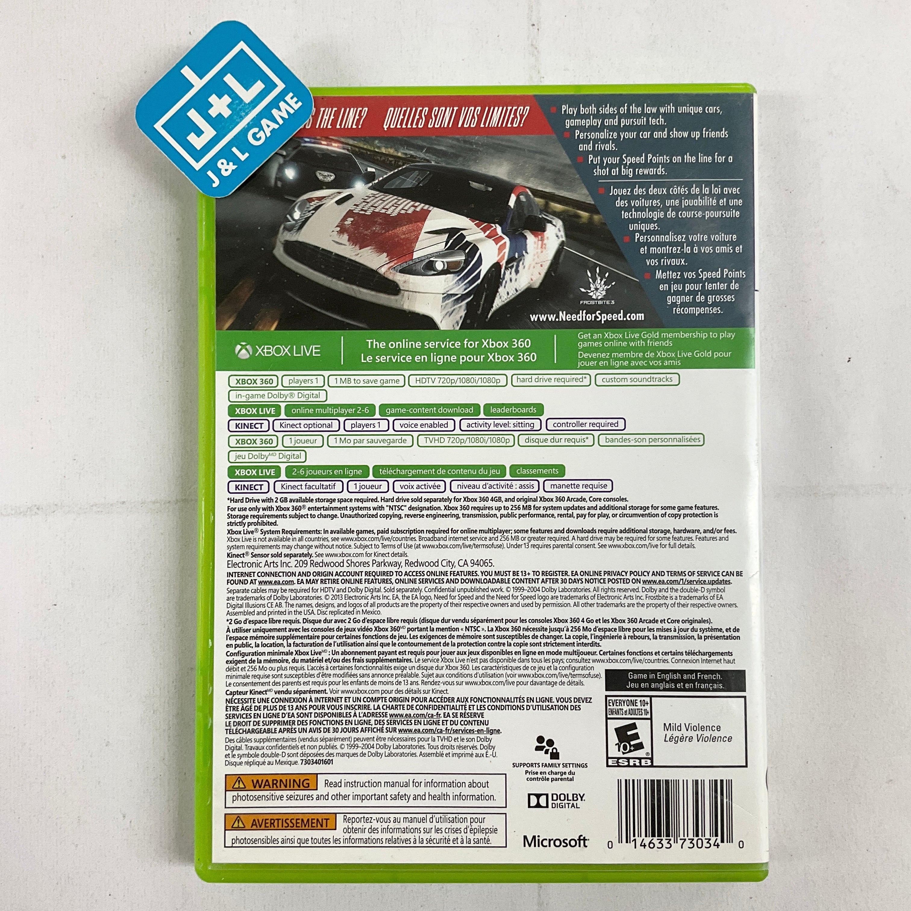 Need for Speed Rivals - Xbox 360 [Pre-Owned] Video Games Electronic Arts   