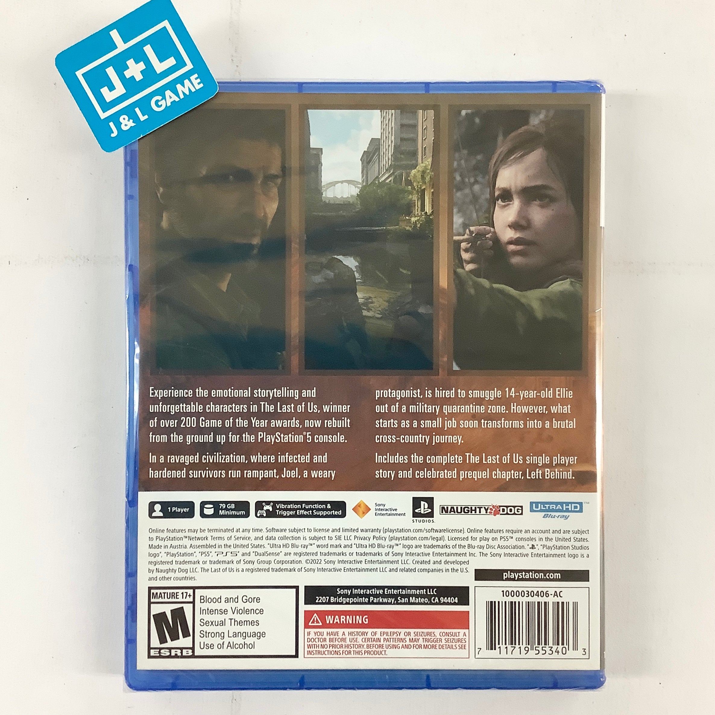 The Last of Us Part I – (PS5) PlayStation 5 Video Games PlayStation Studios   