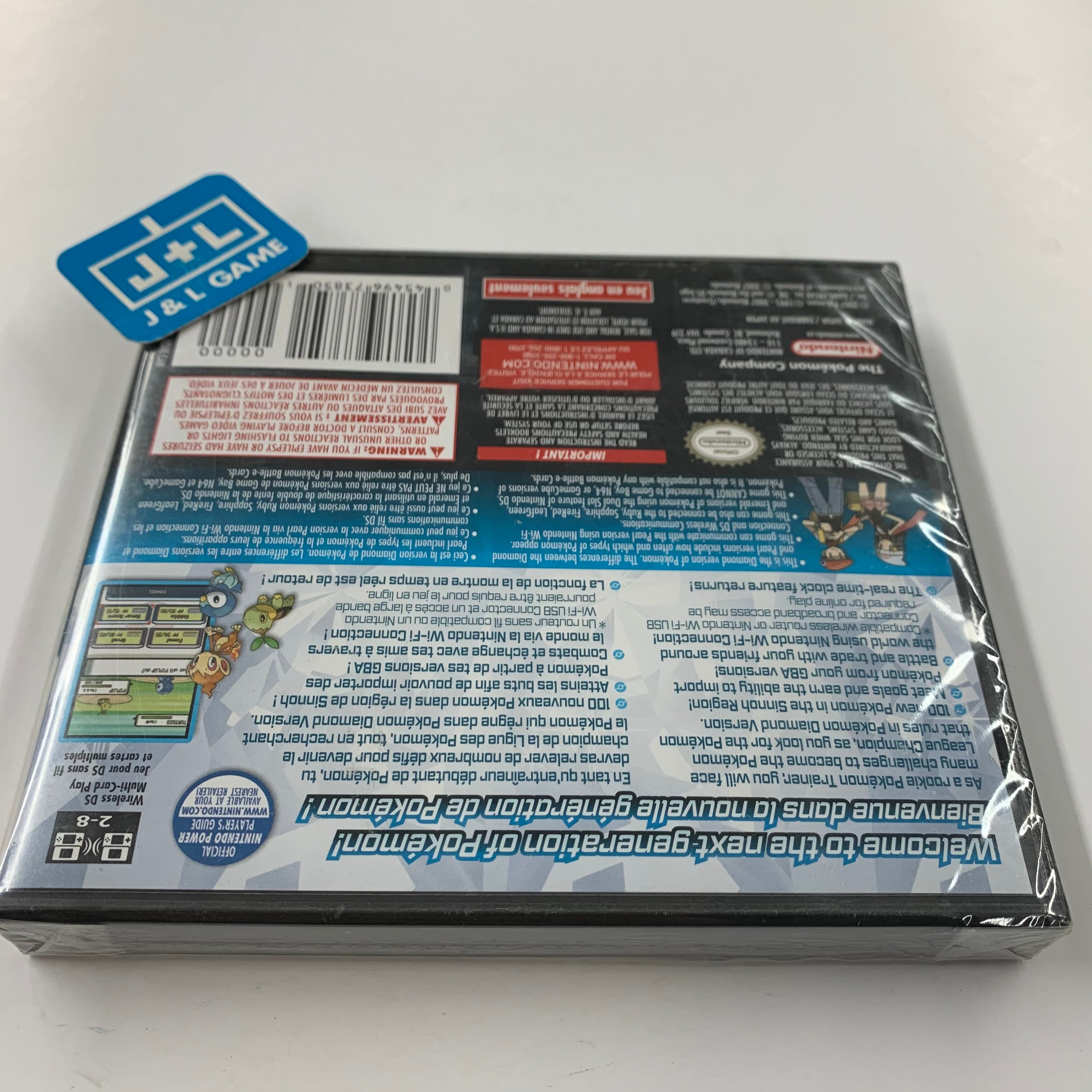 Pokemon Diamond Version (Canada) - (NDS) Nintendo DS Video Games Nintendo   