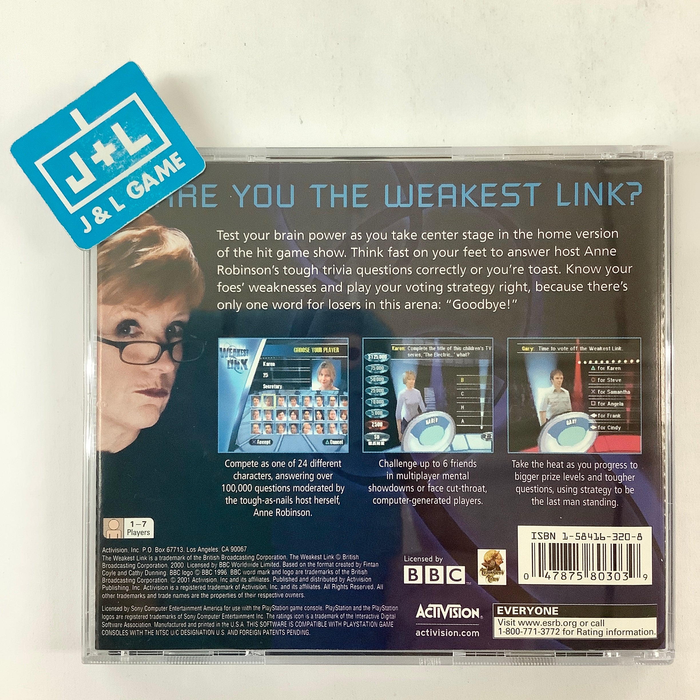 The Weakest Link - (PS1) PlayStation 1 [Pre-Owned] Video Games Activision   