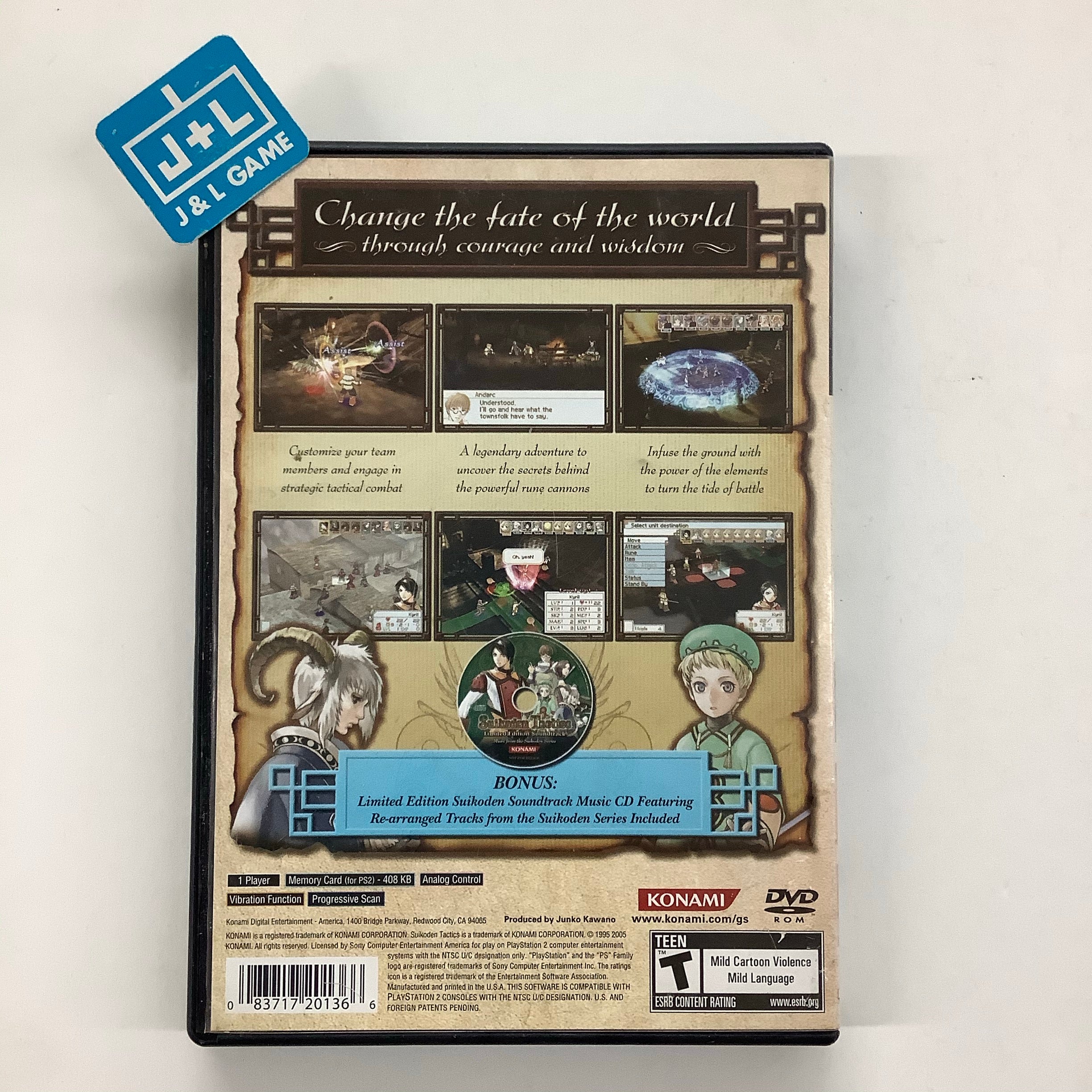 Suikoden Tactics - (PS2) PlayStation 2 [Pre-Owned] Video Games Konami   