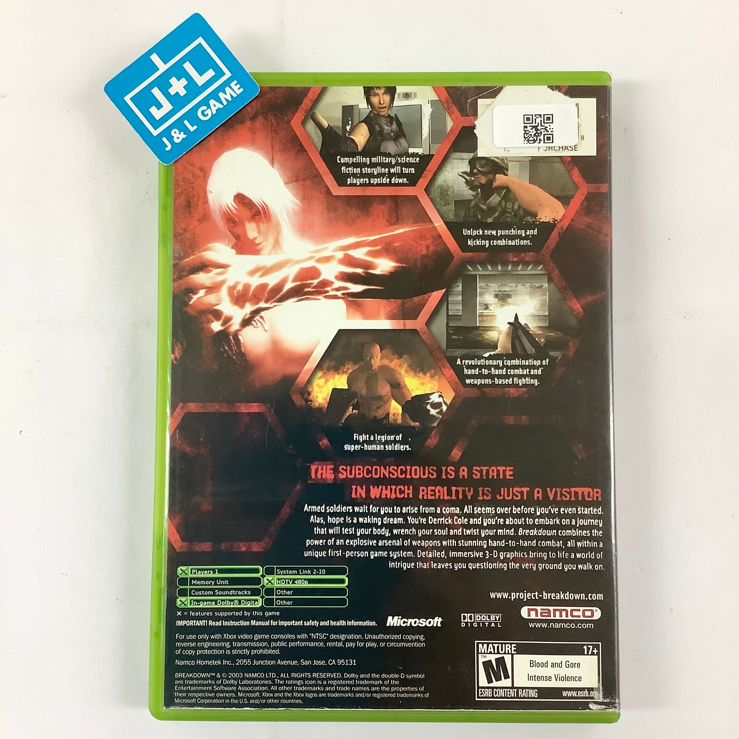 Breakdown - (XB) Xbox [Pre-Owned] Video Games Namco   