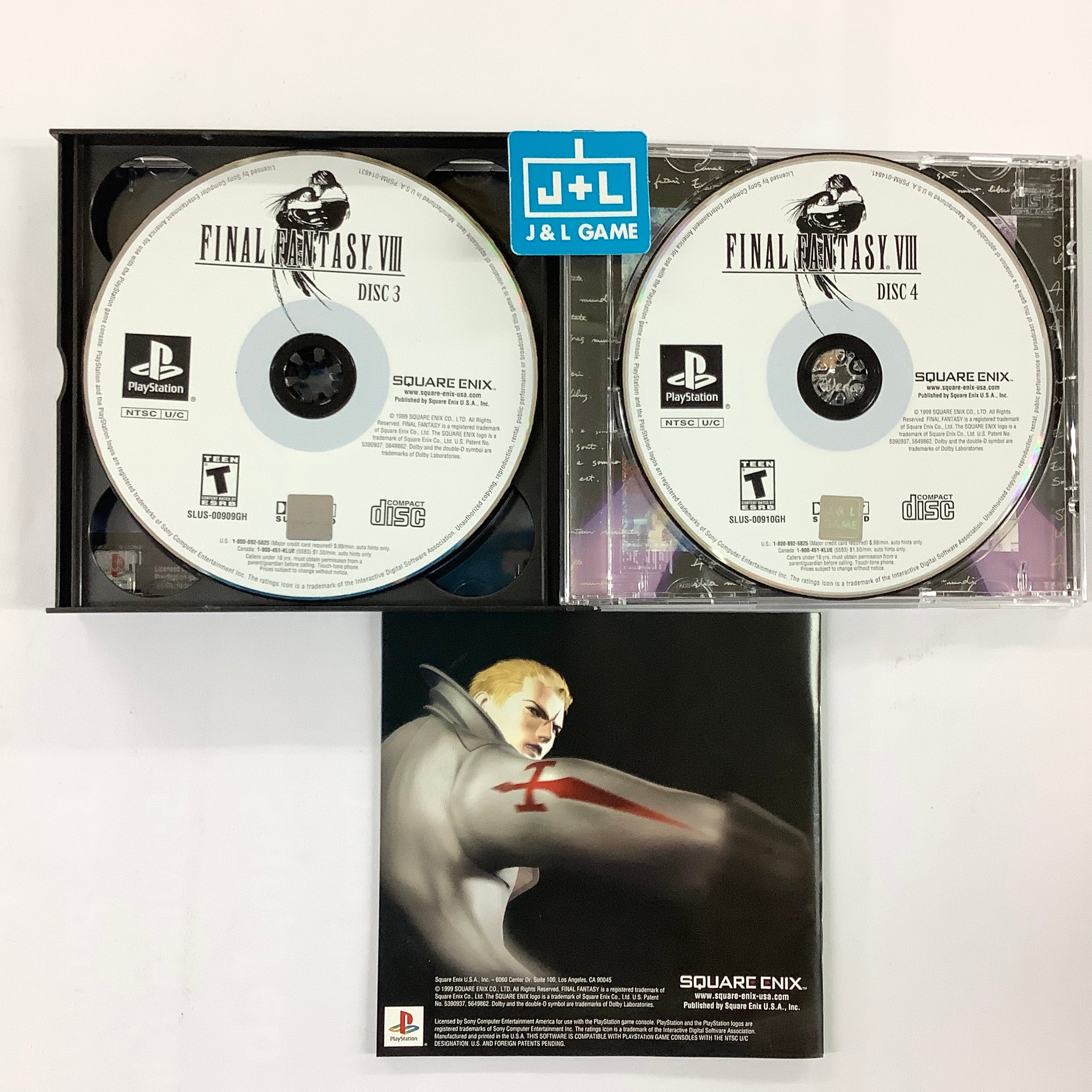 Final Fantasy VIII (Greatest Hits) - (PS1) PlayStation 1 [Pre-Owned] Video Games Square EA   