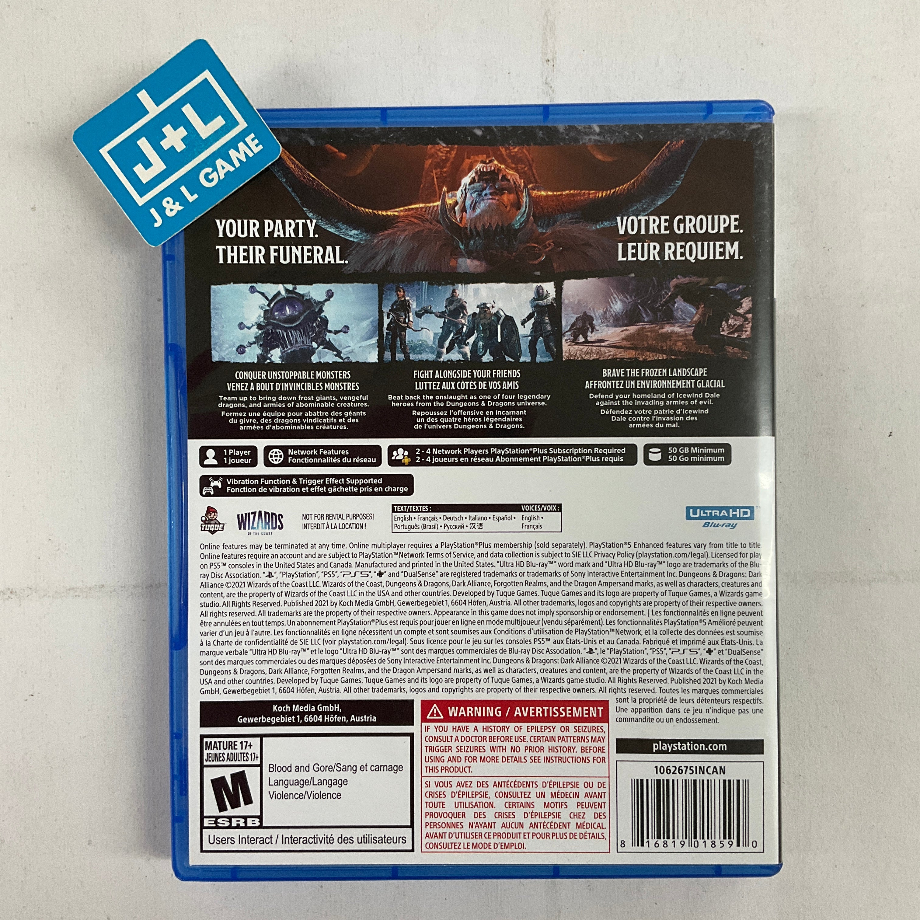 Dungeons & Dragons: Dark Alliance - (PS5) PlayStation 5 [UNBOXING] Video Games Deep Silver   