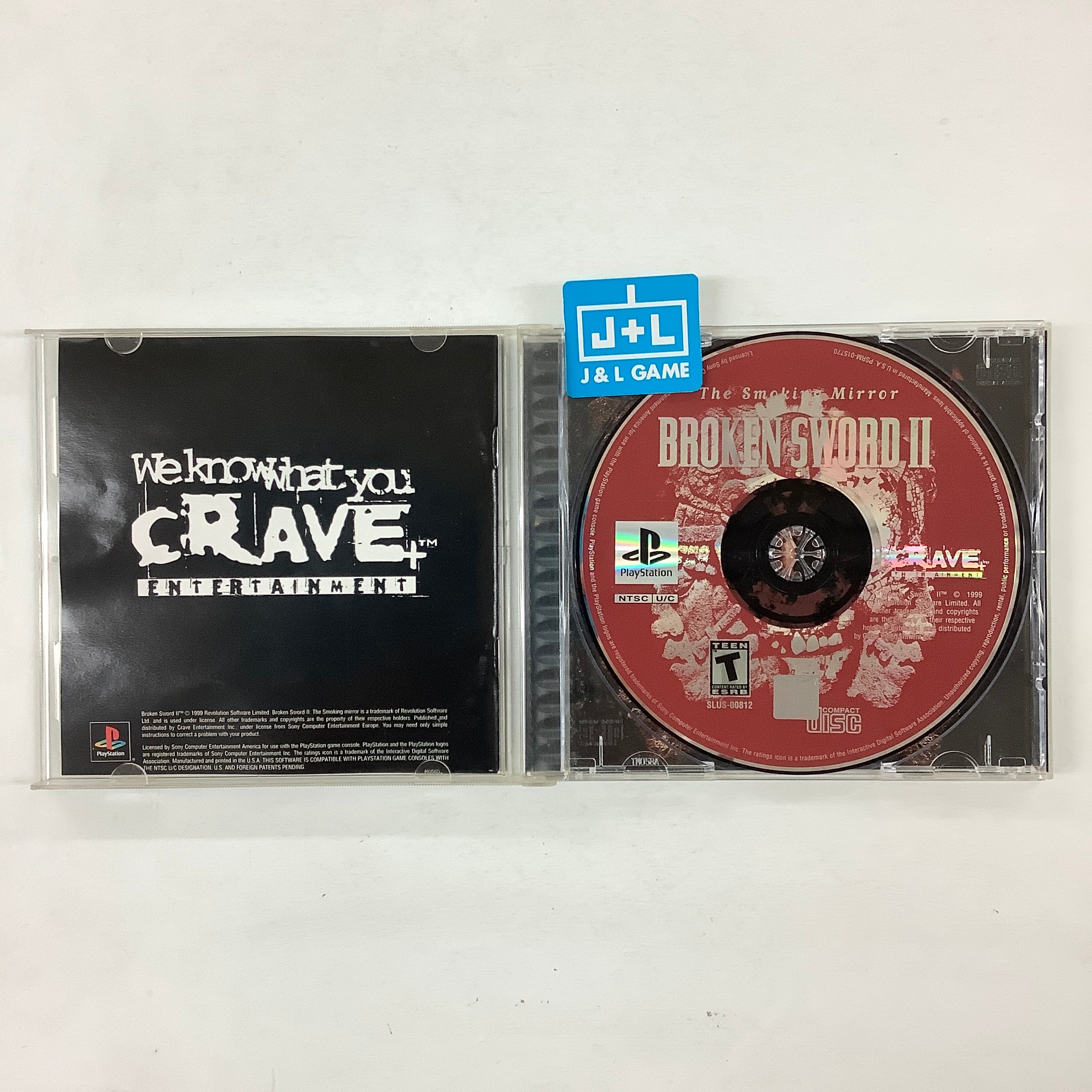 Broken Sword II: The Smoking Mirror - (PS1) PlayStation 1 [Pre-Owned] Video Games Crave   