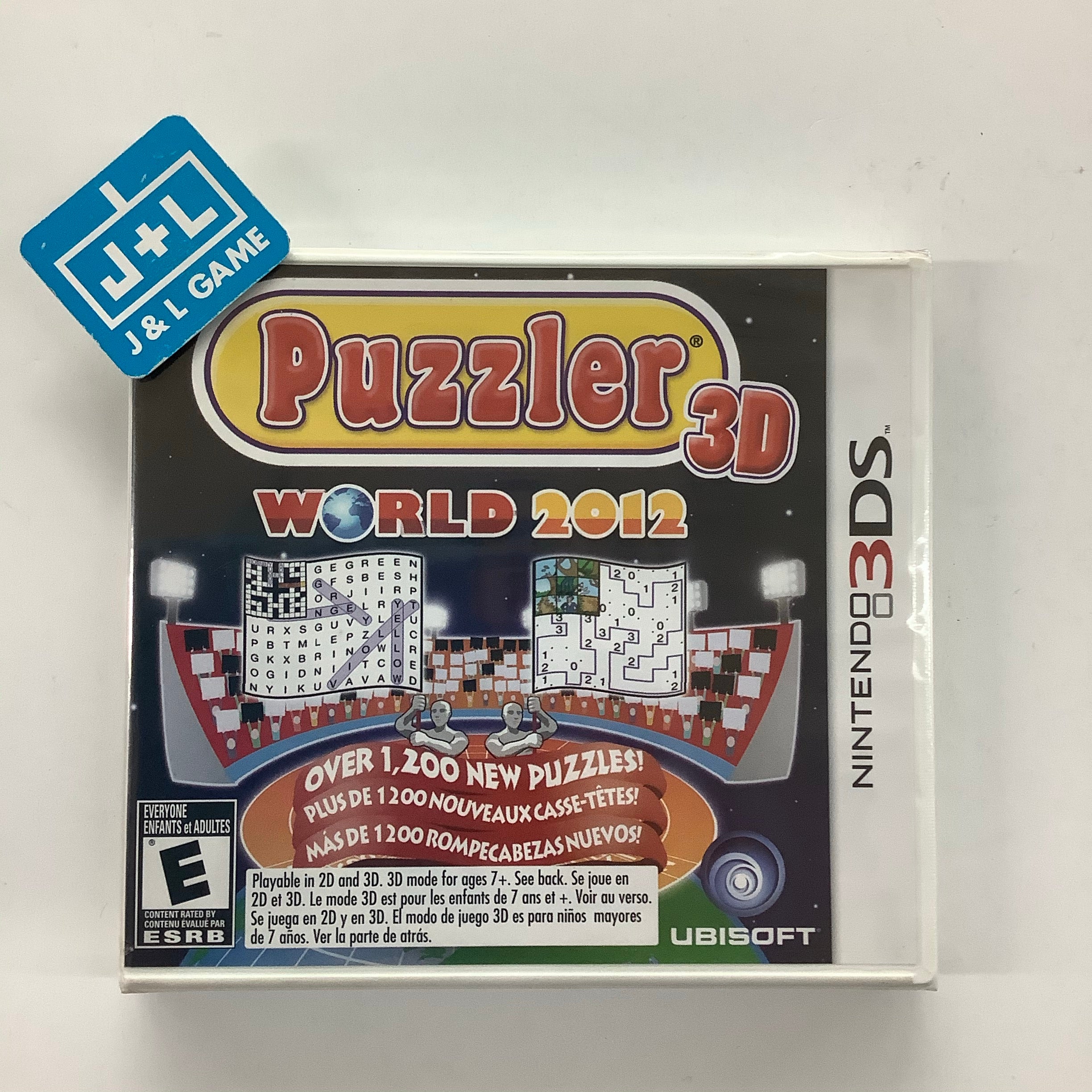 Puzzler World 2012 3D - Nintendo 3DS Video Games Ubisoft   