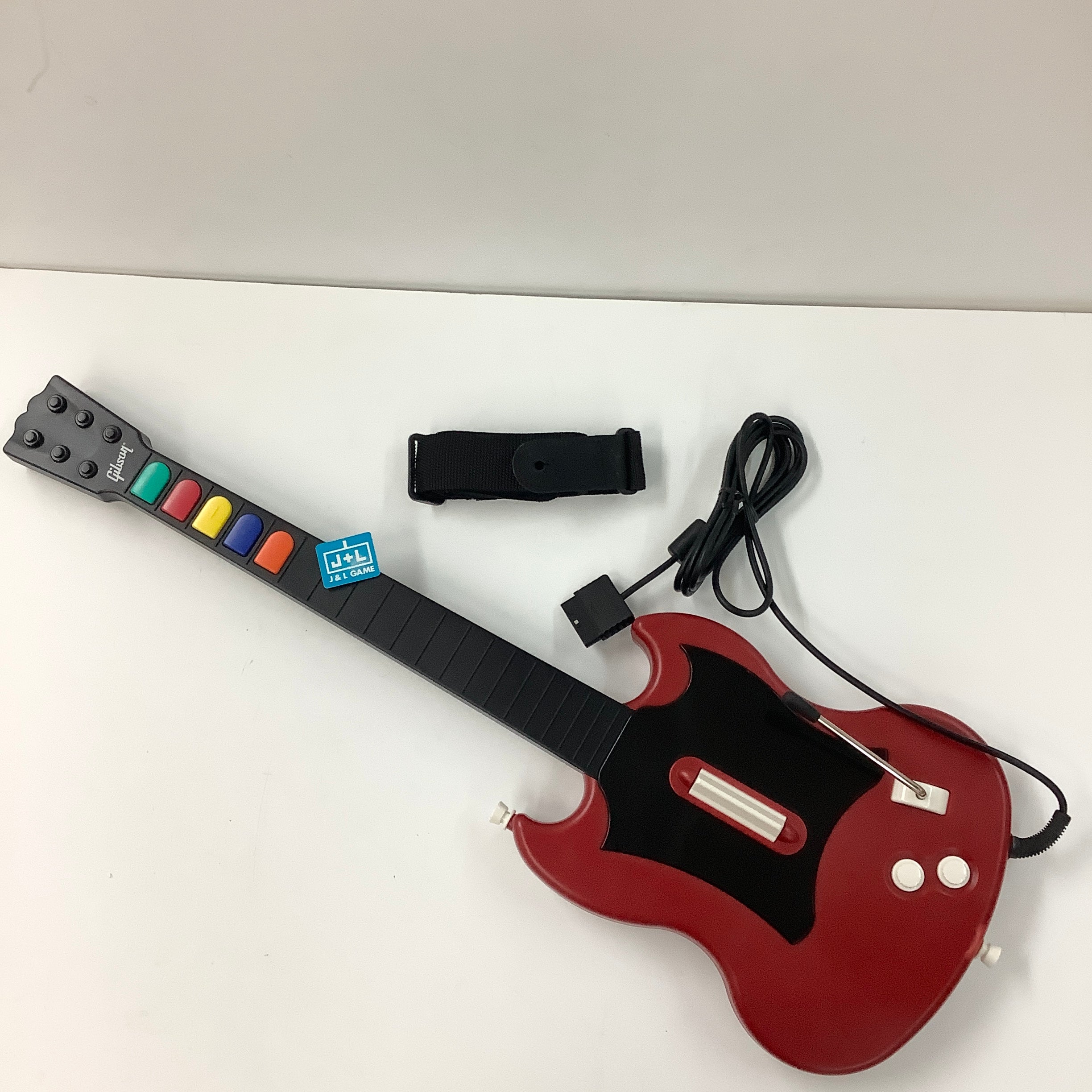 RedOctane Gibson Guitar Hero Guitar (Black/Red) - (PS2) Playstation 2 ...