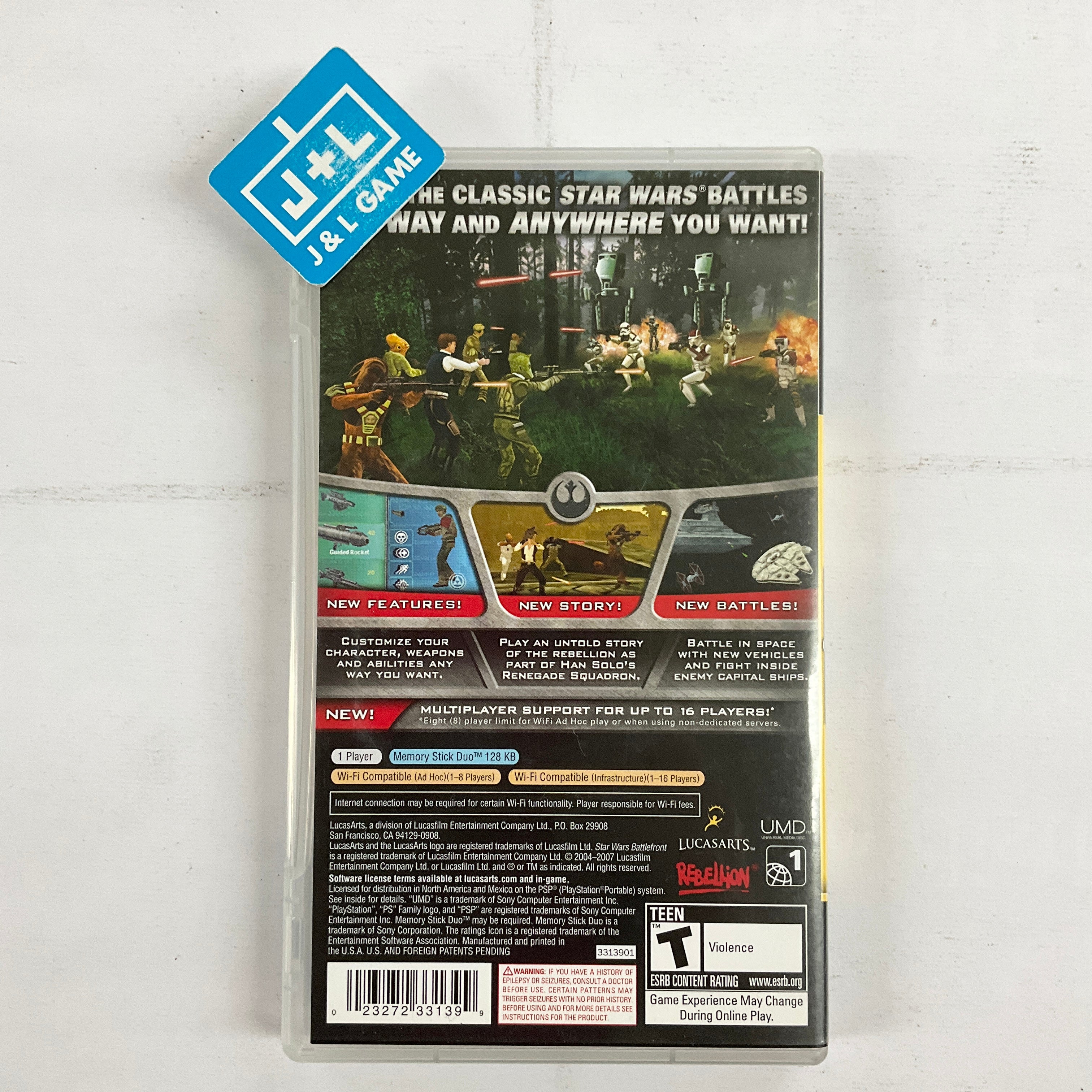 Star Wars Battlefront: Renegade Squadron - Sony PSP [Pre-Owned] Video Games LucasArts   