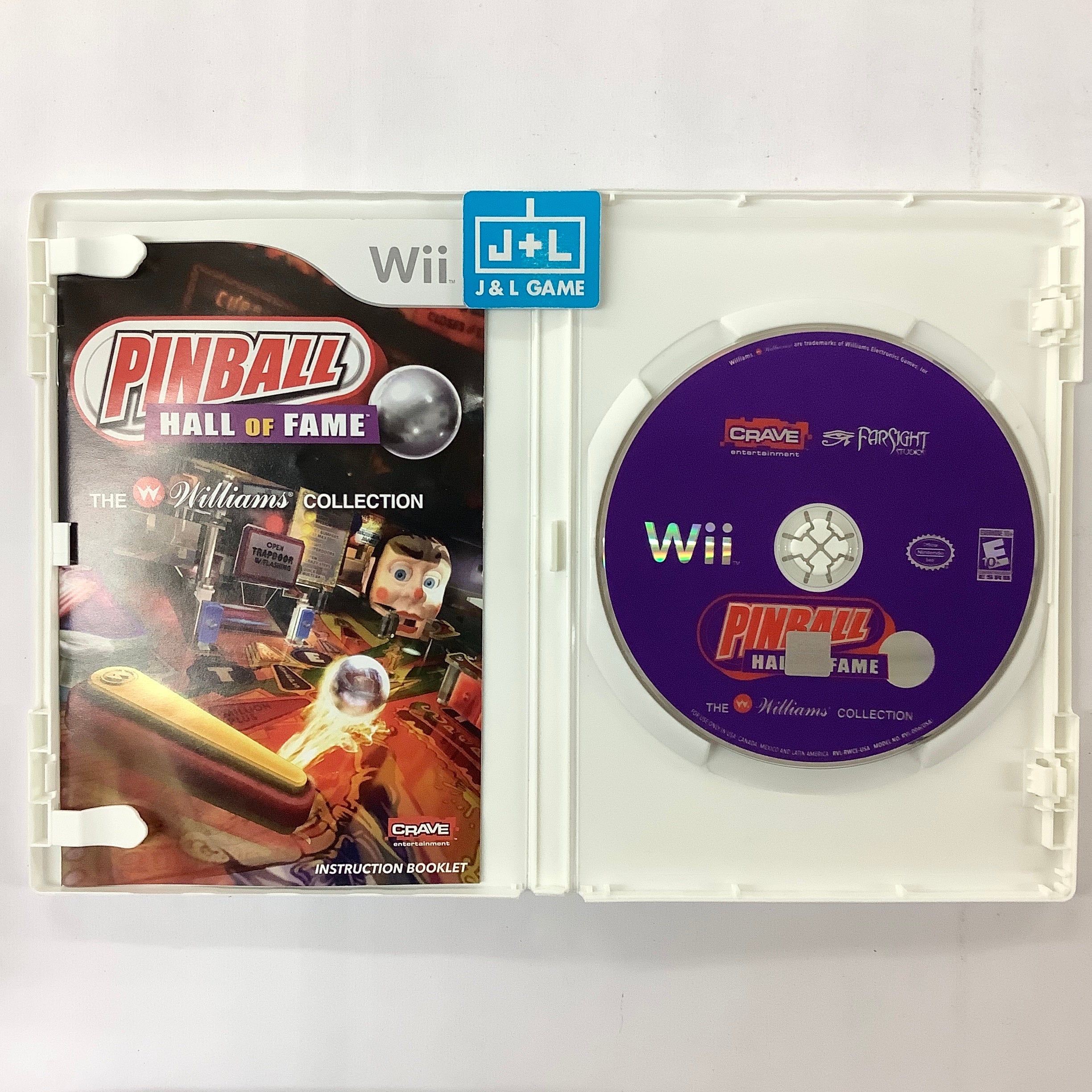 Pinball Hall of Fame: The Williams Collection - Nintendo Wii [Pre-Owned] Video Games Crave   