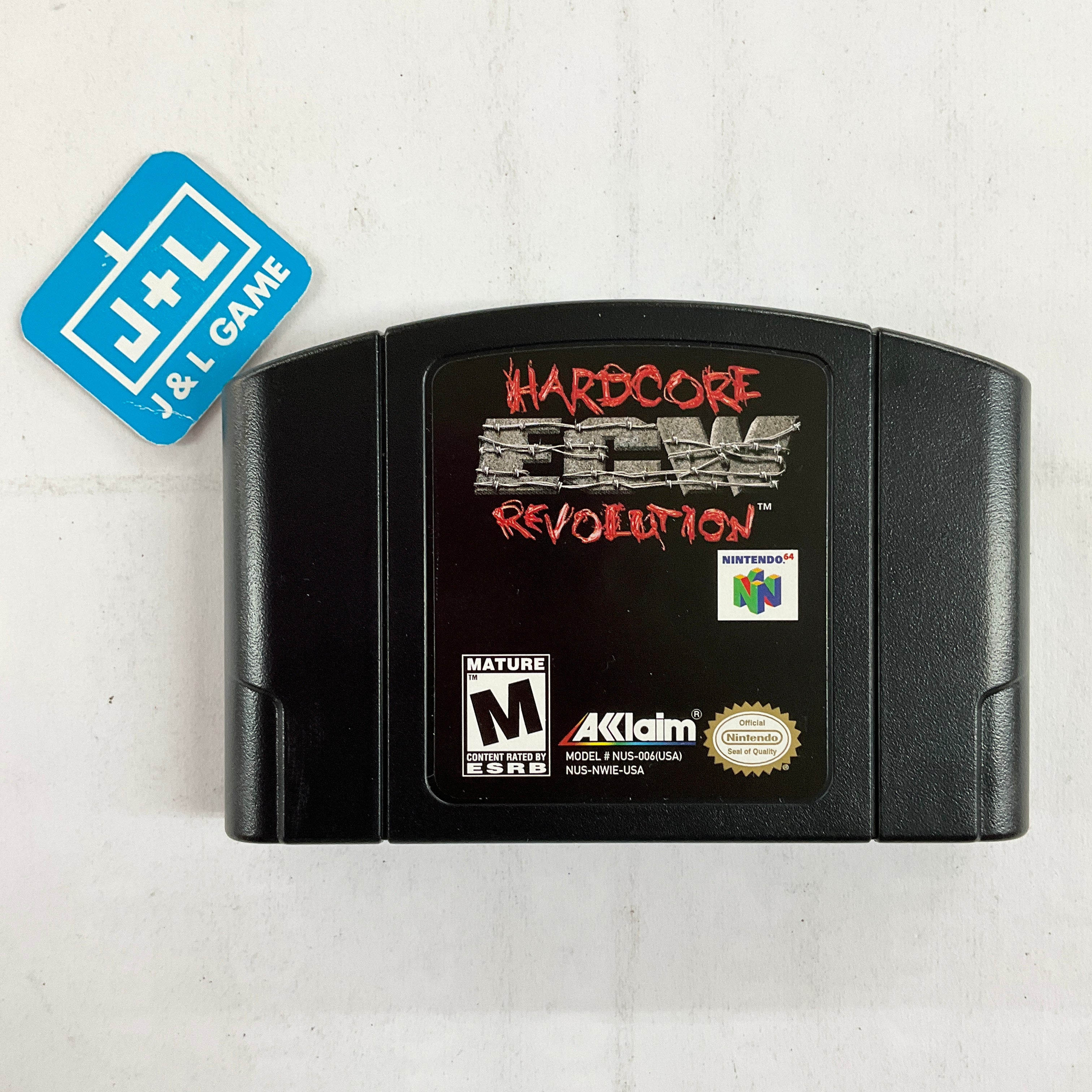 ECW Hardcore Revolution - (N64) Nintendo 64 [Pre-Owned] Video Games Acclaim   